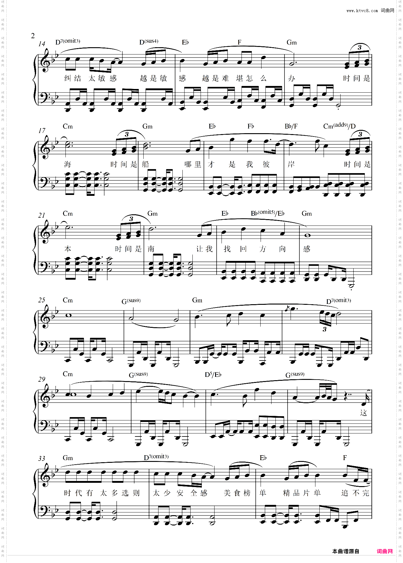 人间指南简易g调-陈婧霏歌词&功能