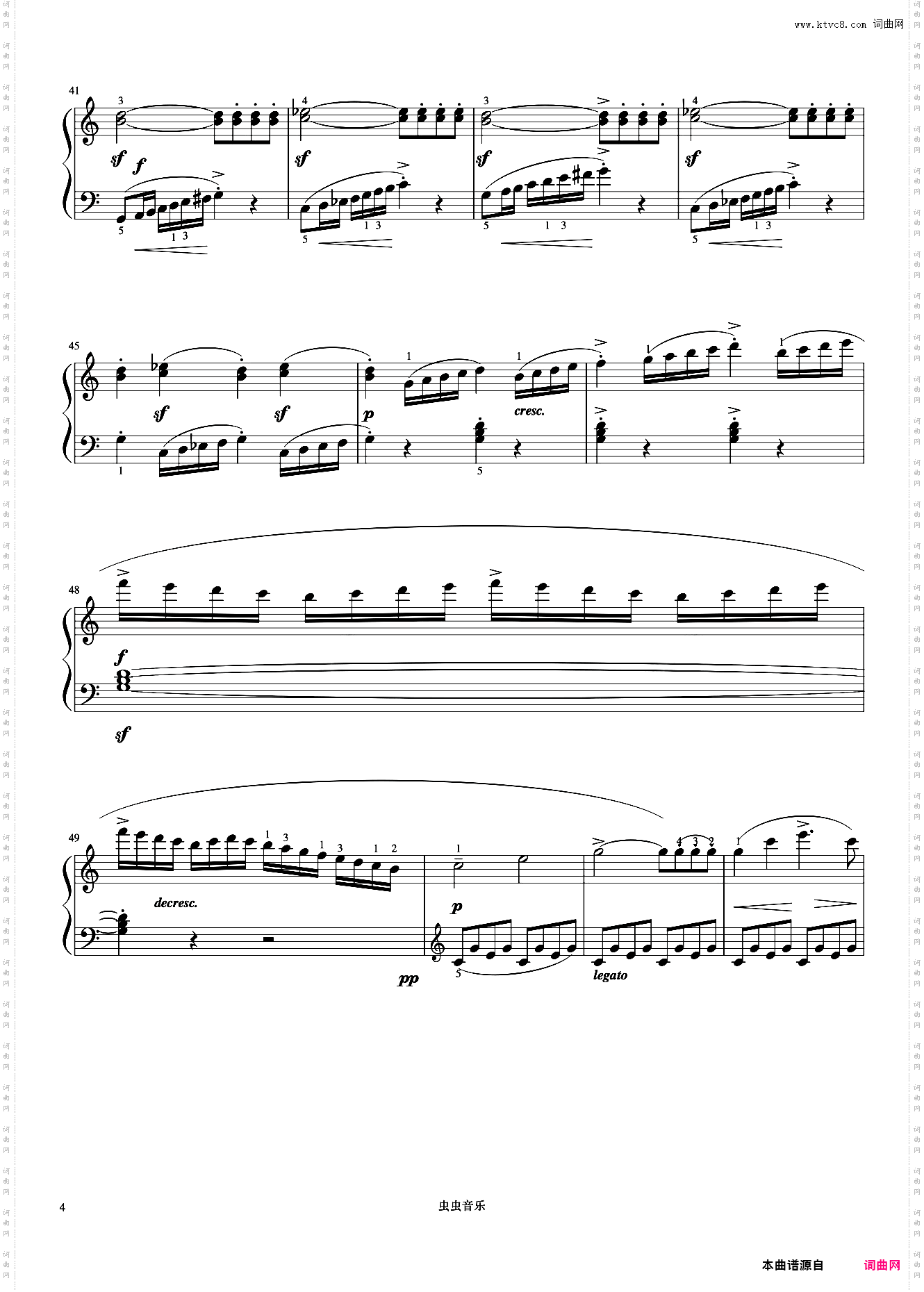 小奏鸣曲 Op·20 No·1 第一乐章《小奏鸣曲集》