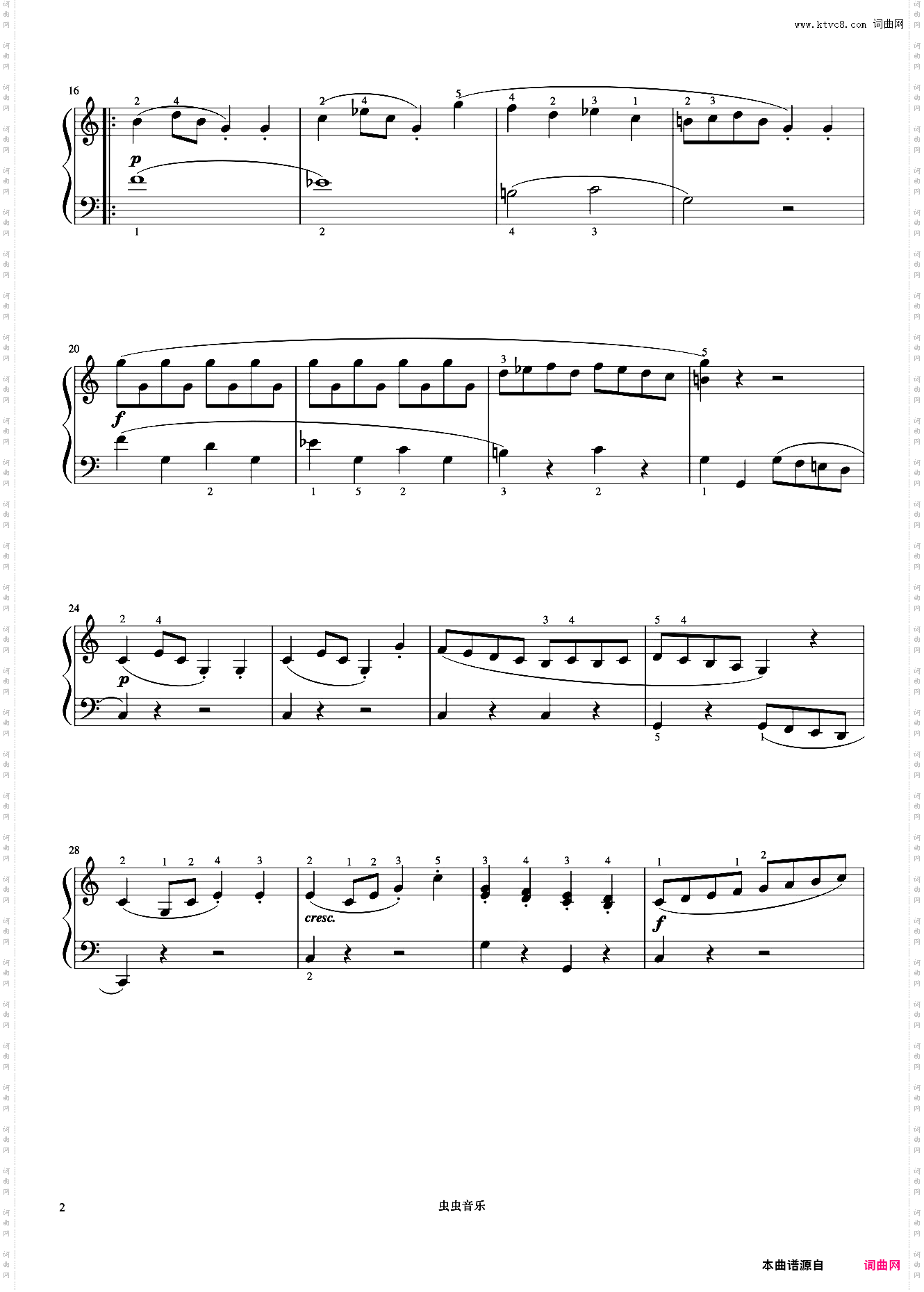 小奏鸣曲Op·36 No·1 第一乐章《小奏鸣曲集》