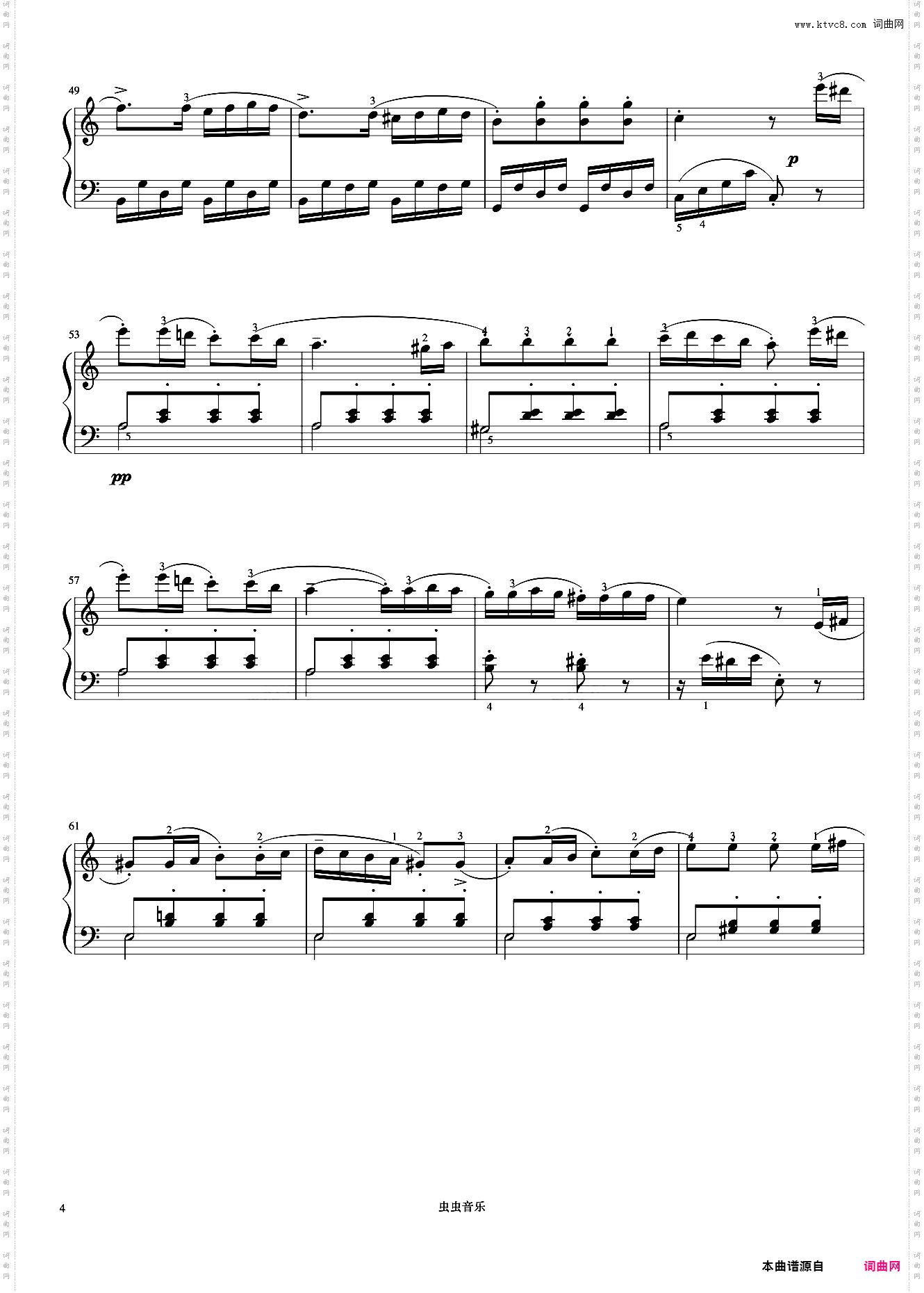 小奏鸣曲 Op·20 No·1 第三乐章《小奏鸣曲集》