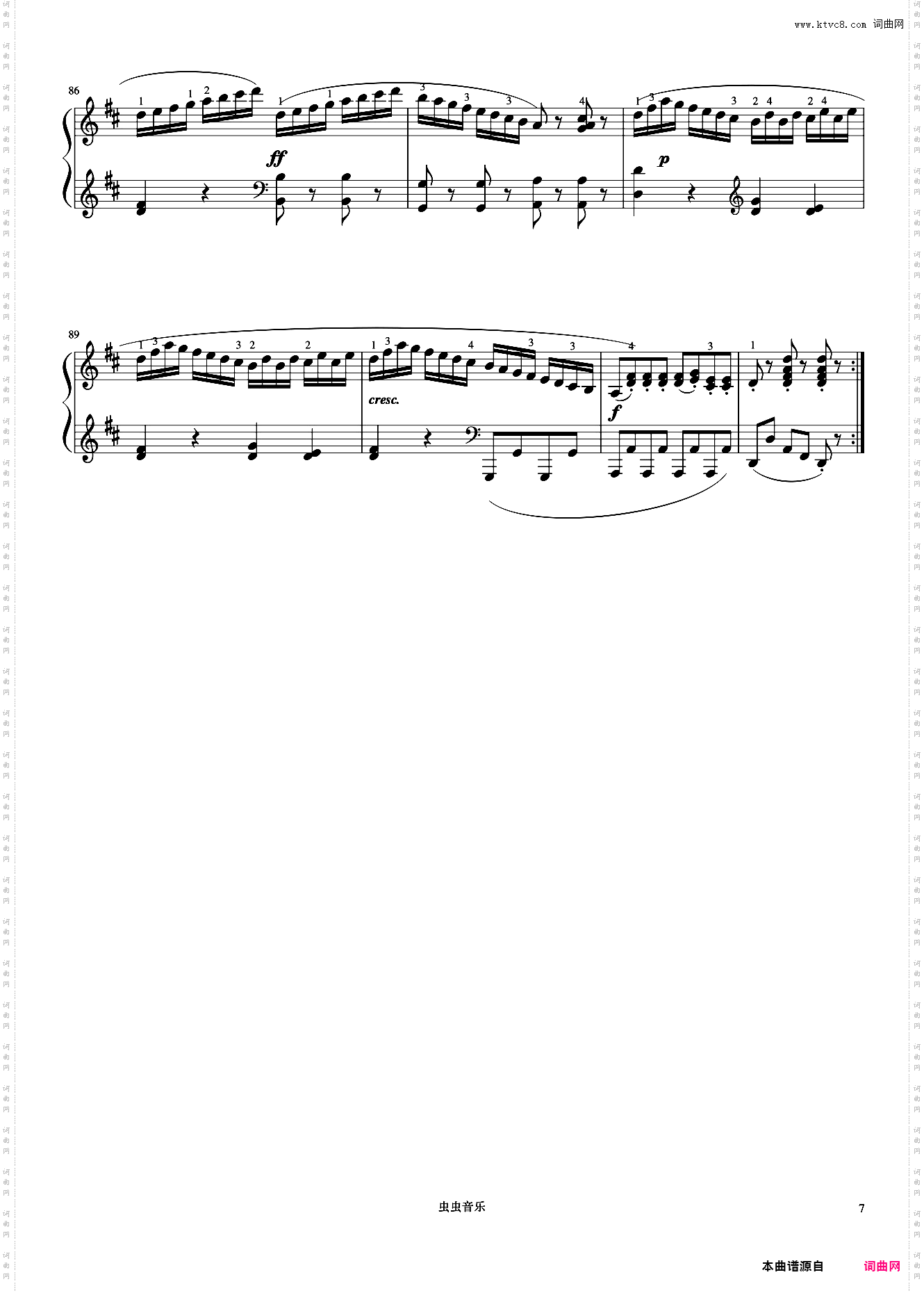 小奏鸣曲 Op·36 No·6 第一乐章《小奏鸣曲集》