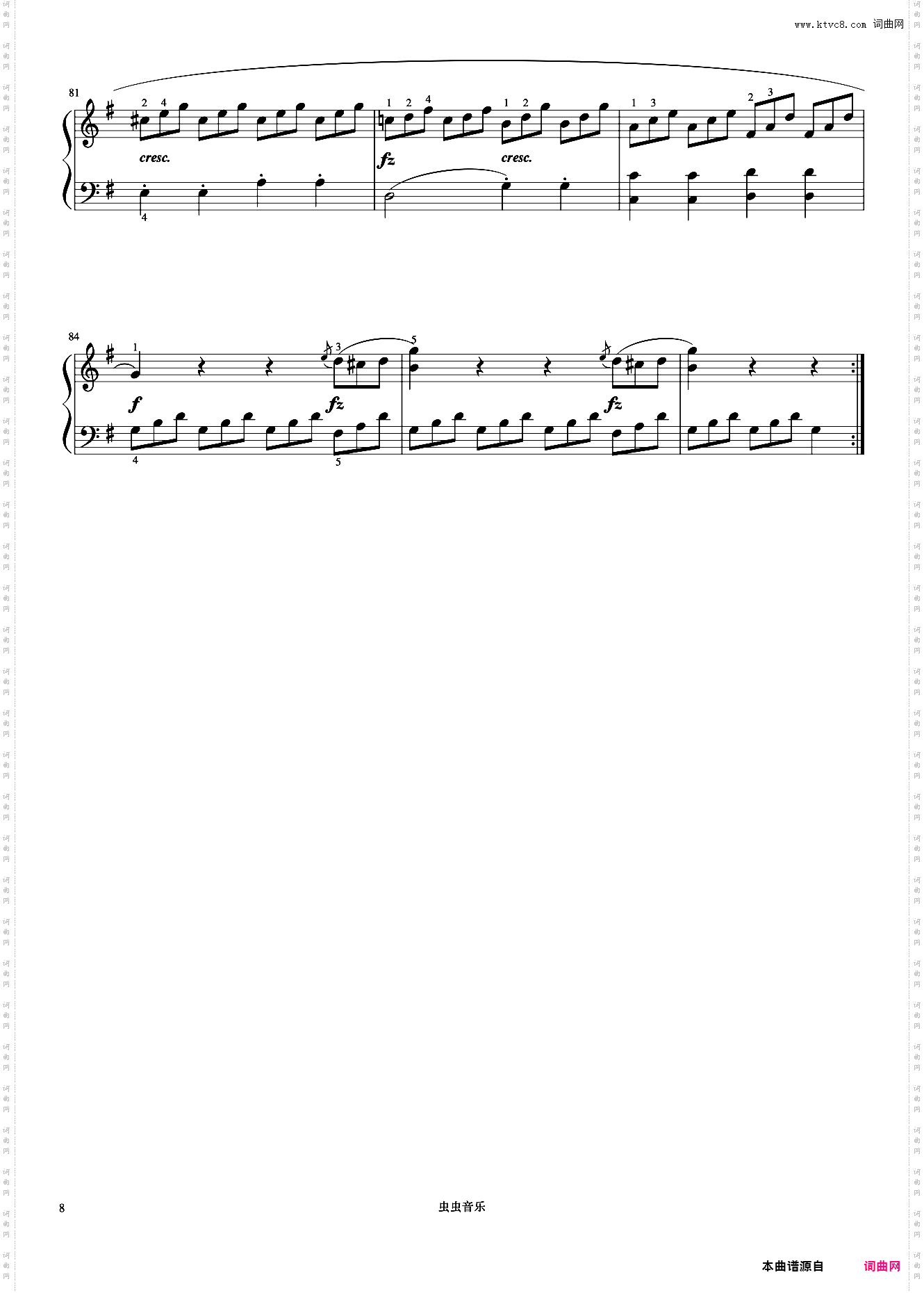 小奏鸣曲 Op·36 No·5 第一乐章《小奏鸣曲集》