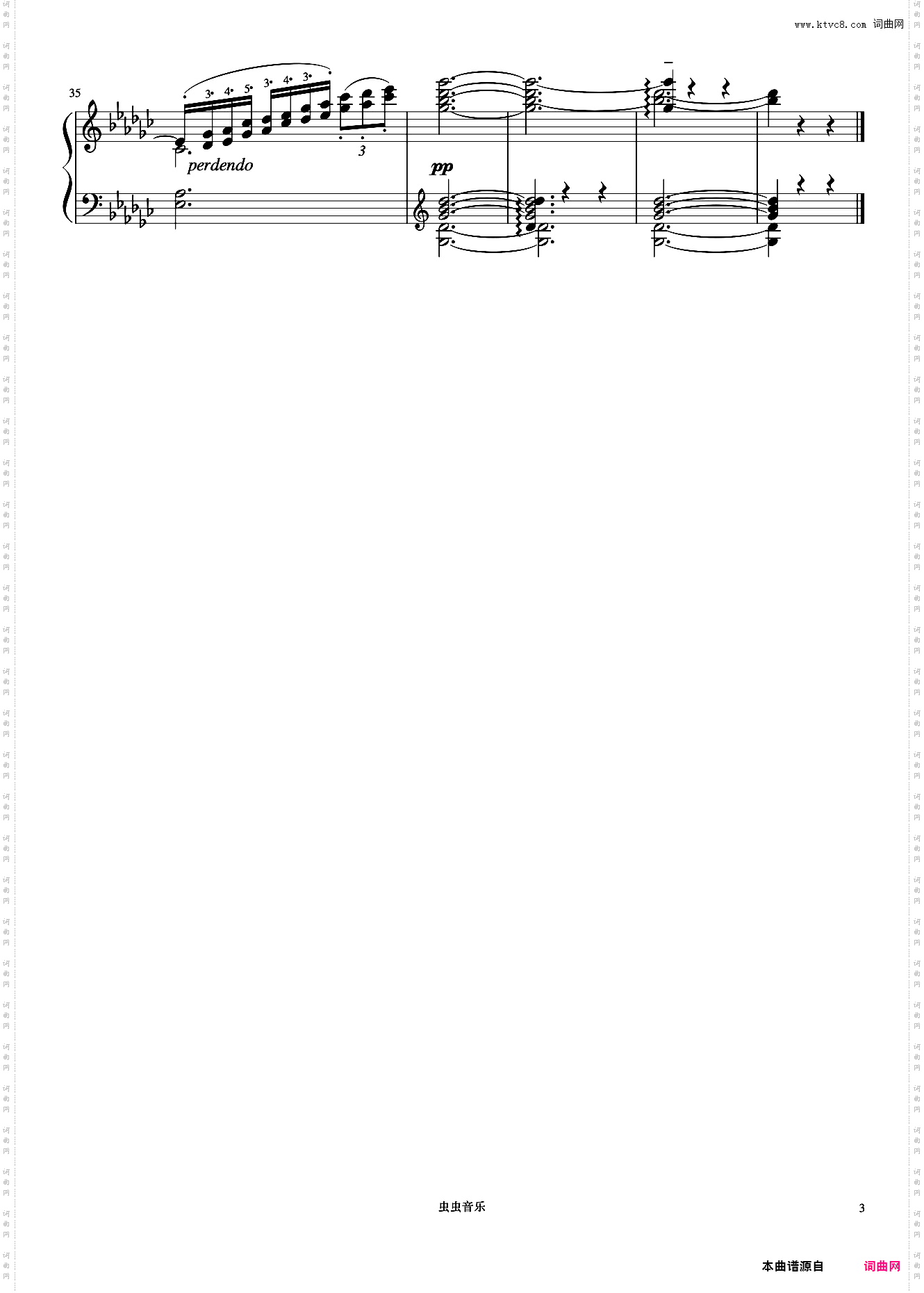 亚麻色头发的女孩《世界钢琴名曲集》