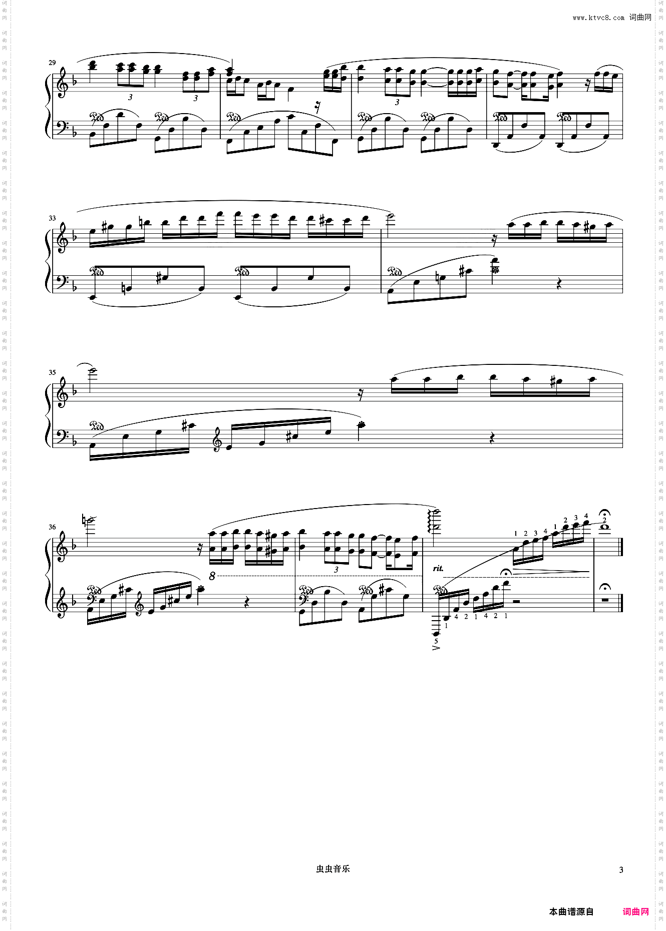 34柔如彩虹《浪漫永恒——理查德克莱德曼全新钢琴曲精选集》