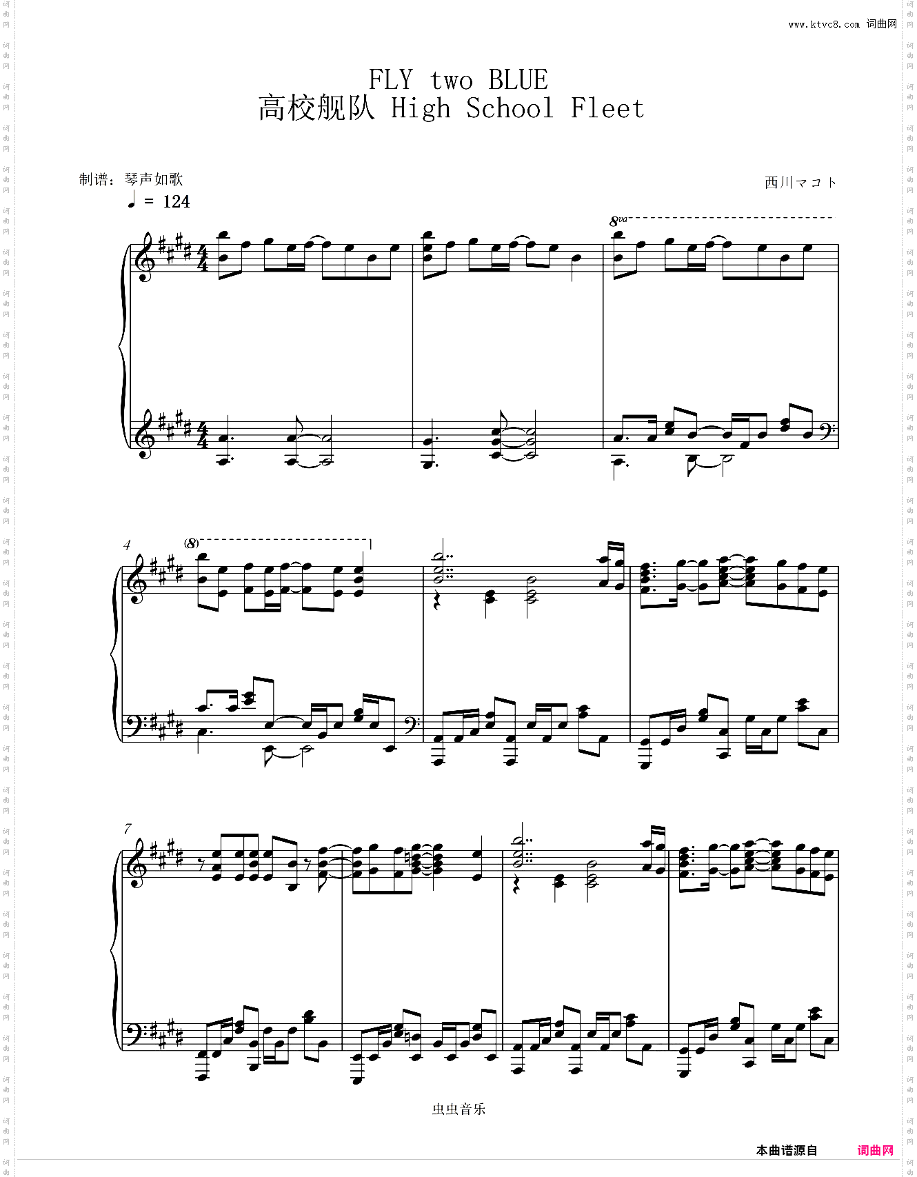 高校舰队 High School Fleet -FLY two BLUE