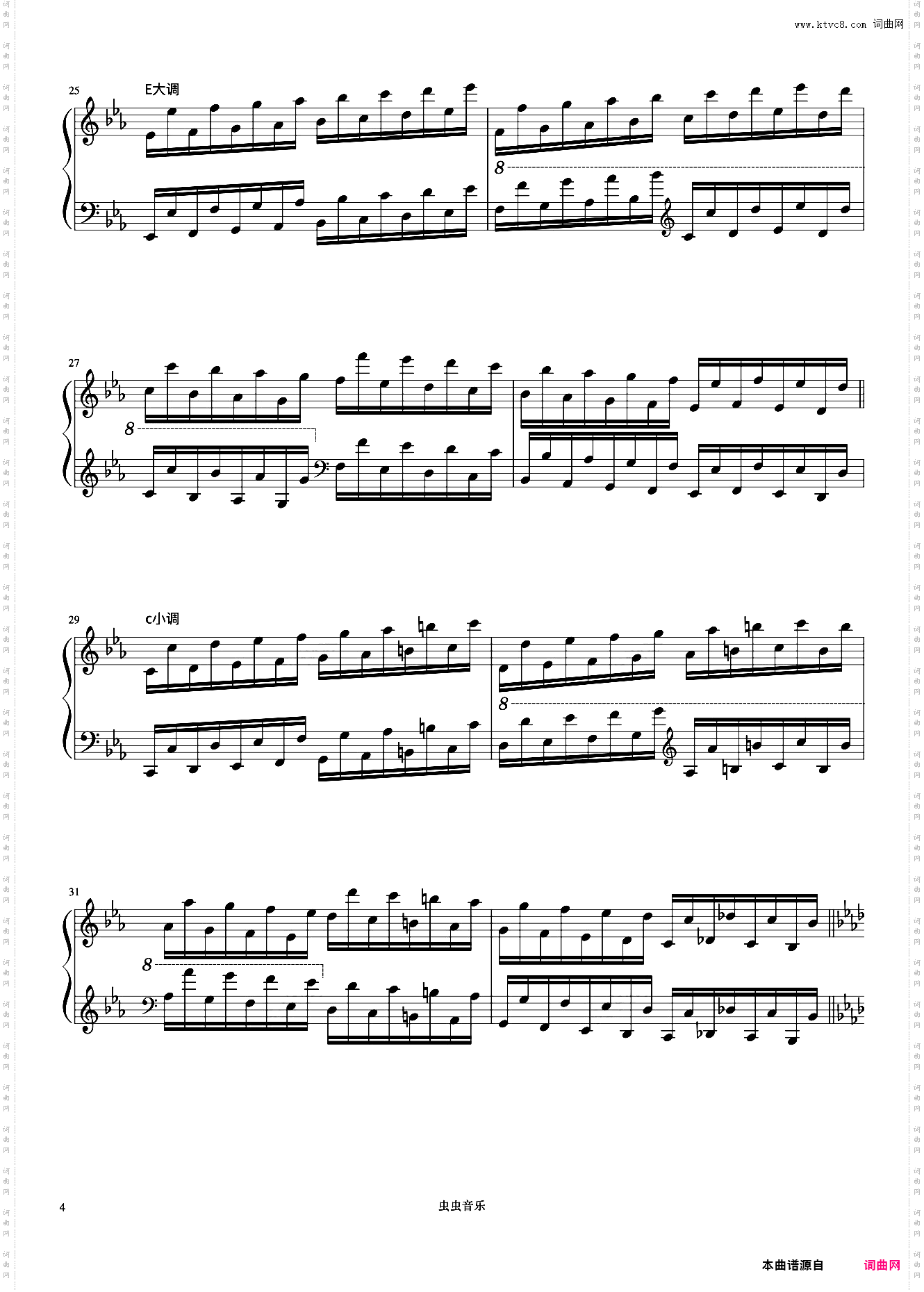练习56《哈农 钢琴练指法》