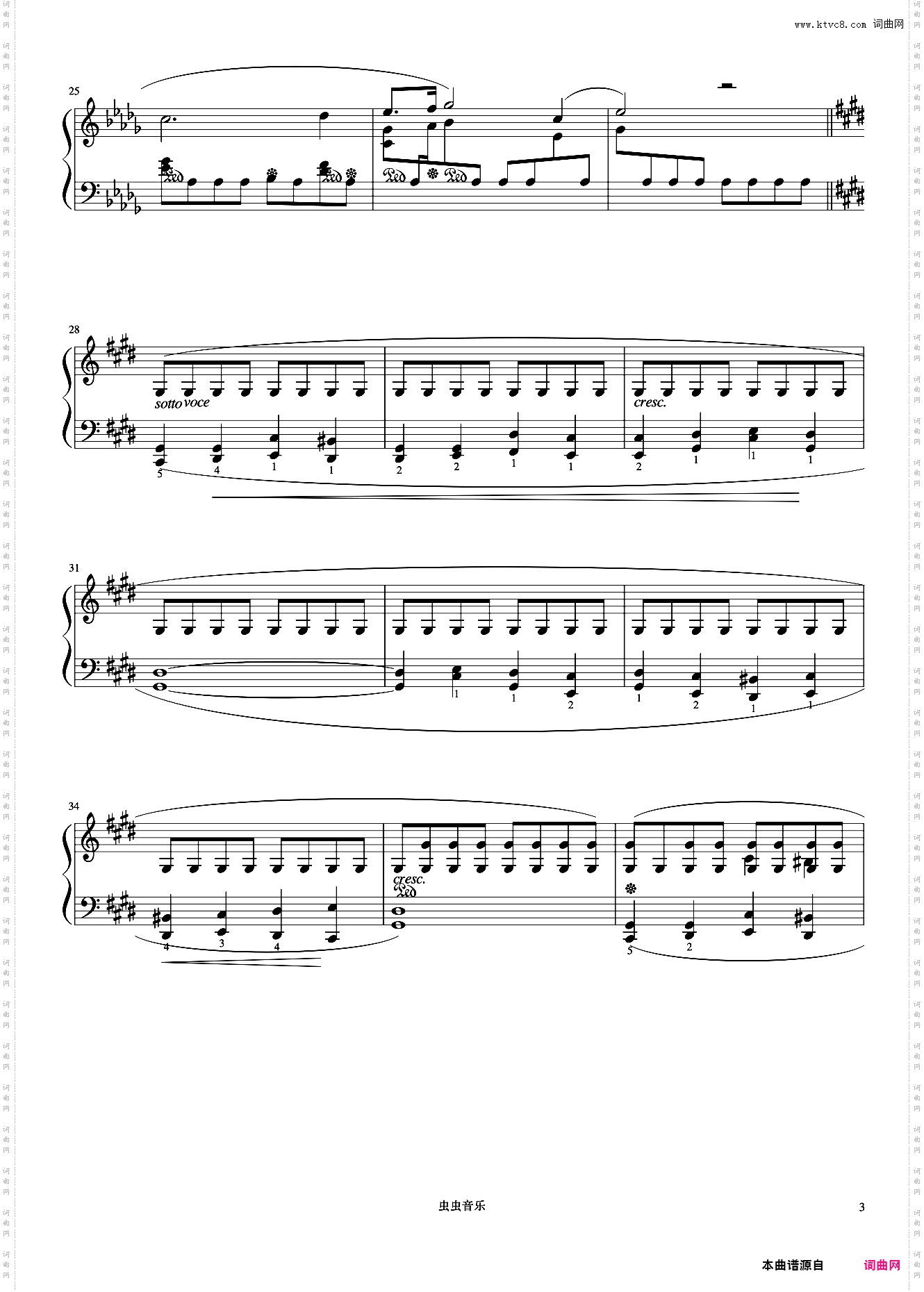 7级 雨滴前奏曲《中国院钢琴考级曲目》