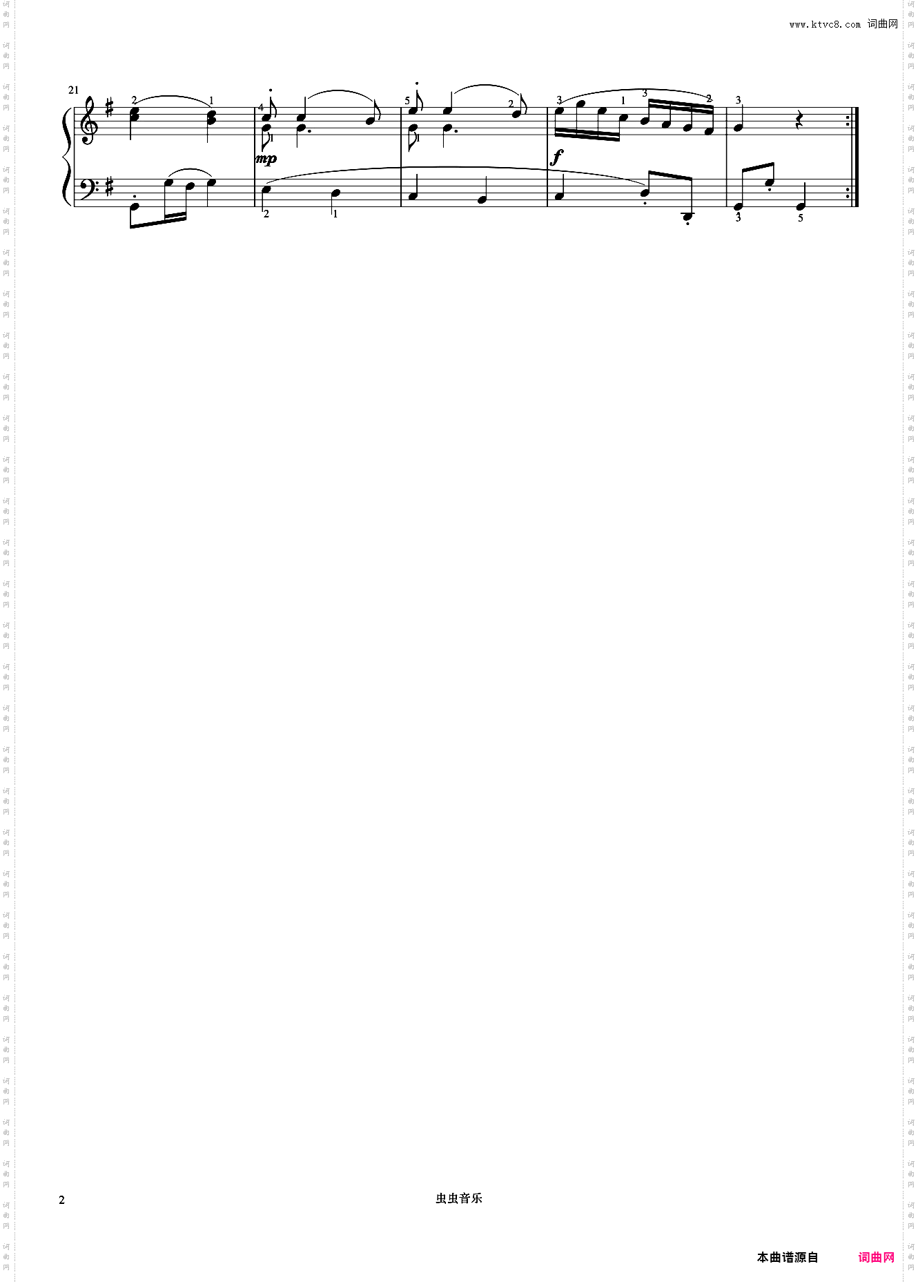 3级 诙谐曲《中国院钢琴考级曲目》