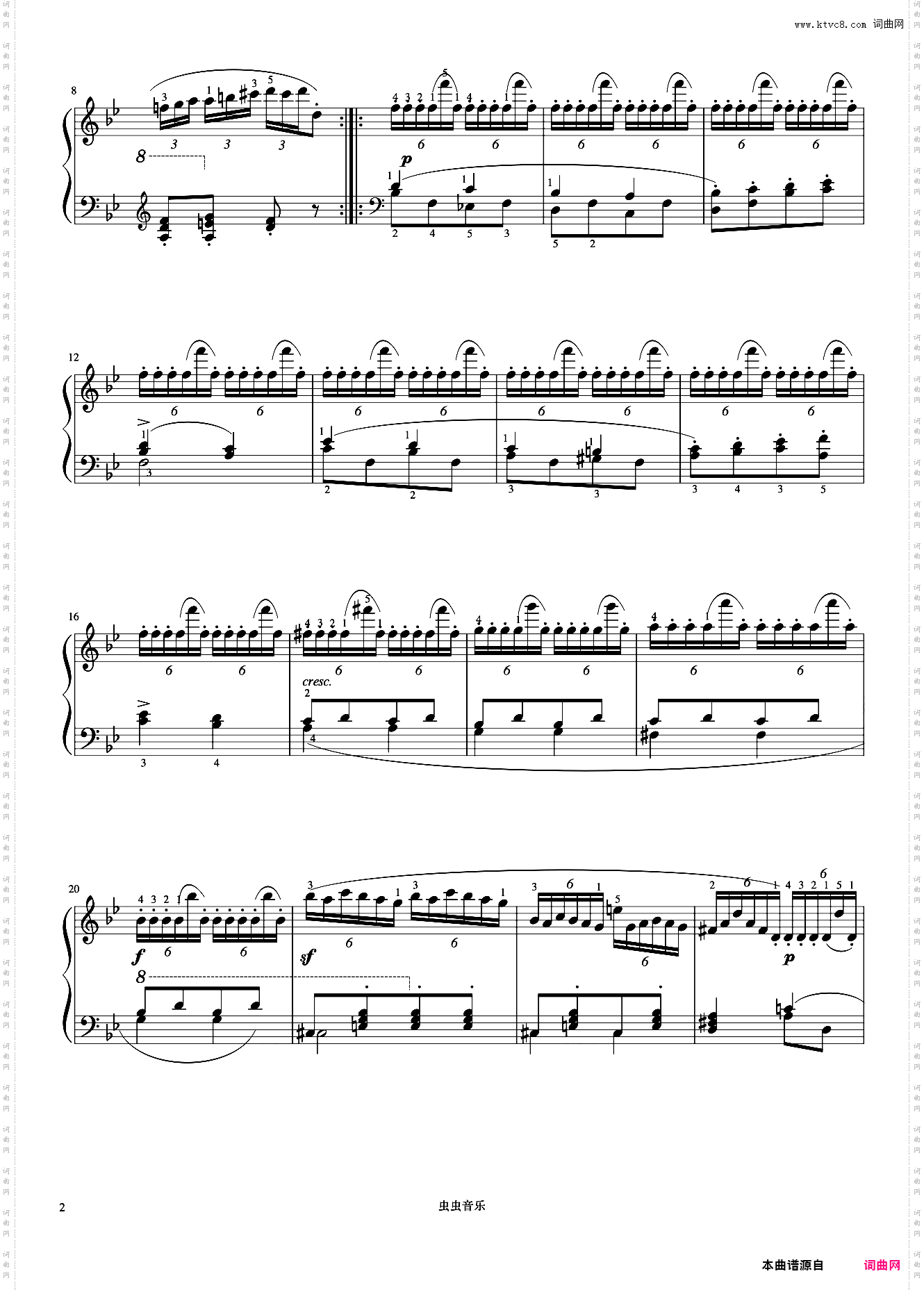 5级 练习曲Op·849 No·26《中国院钢琴考级曲目》