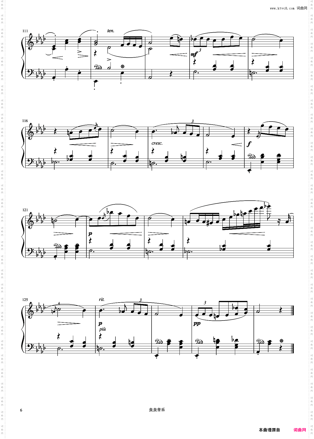 7级 圆舞曲Op·69 No·1《中国院钢琴考级曲目》