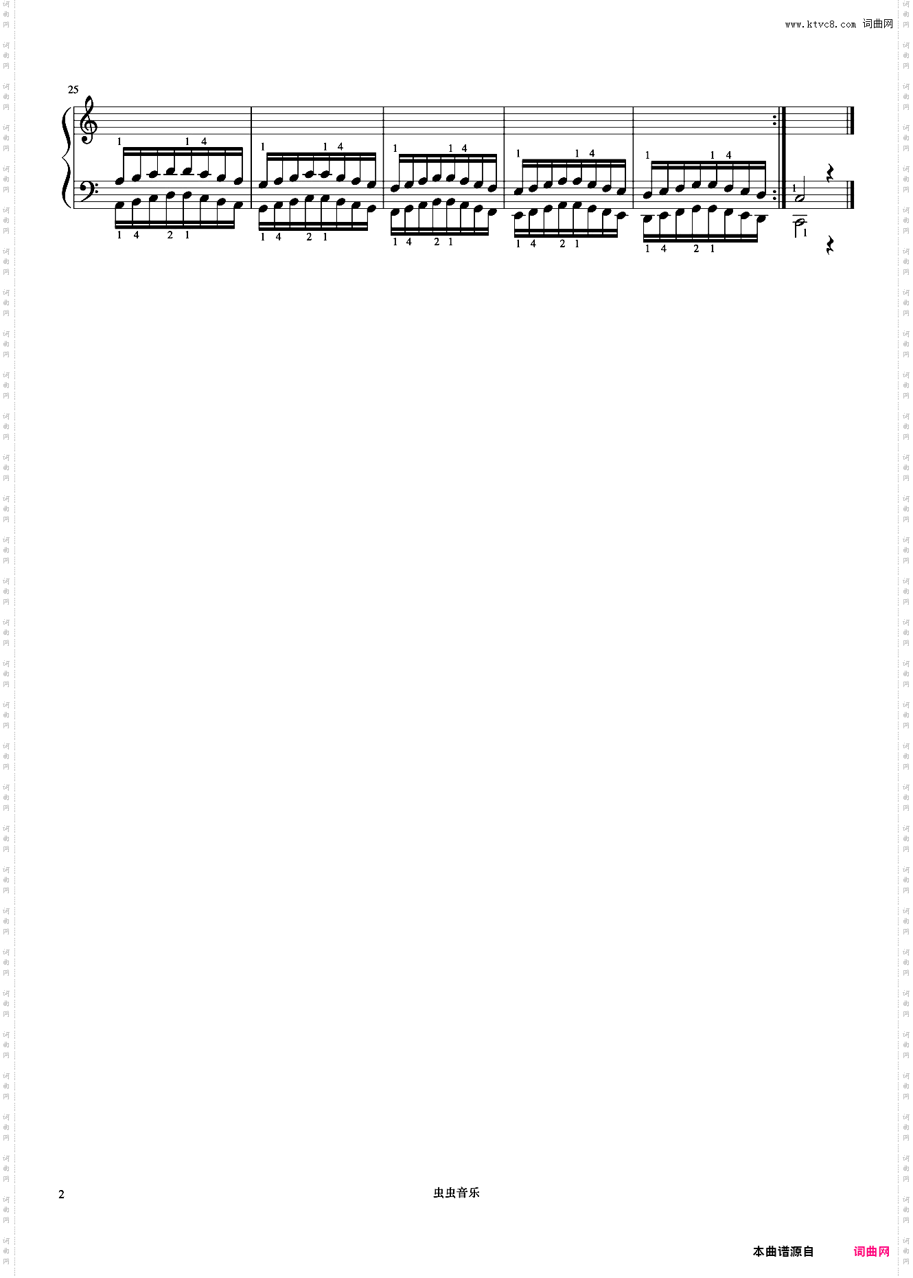 练习34《哈农 钢琴练指法》