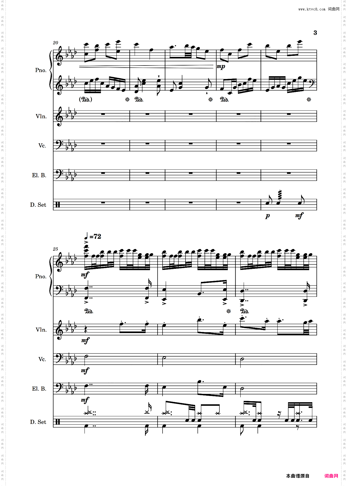 Fable from deemofull ver·总谱