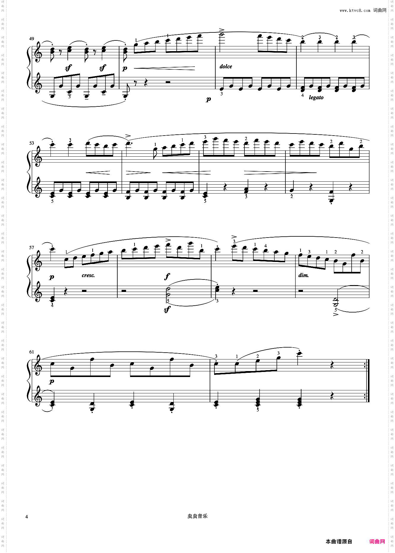 小奏鸣曲 Op·55 No·1 第一乐章《小奏鸣曲集》