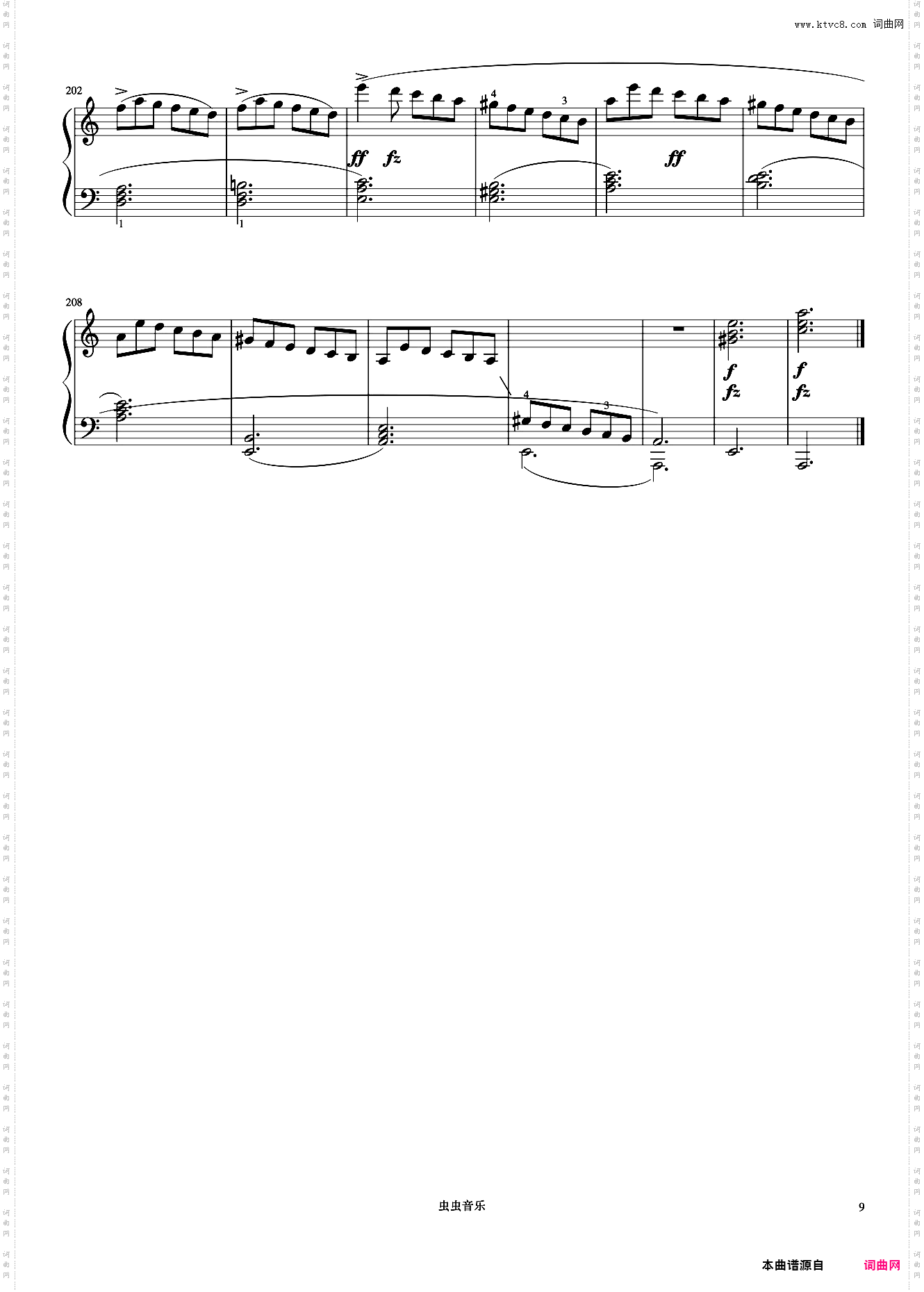 7级 塔兰泰拉舞曲《音协钢琴考级曲目 6-8级》