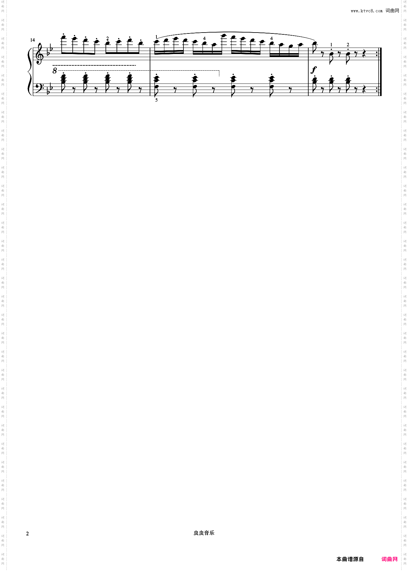 第49首《车尔尼钢琴初步教程 作品599》