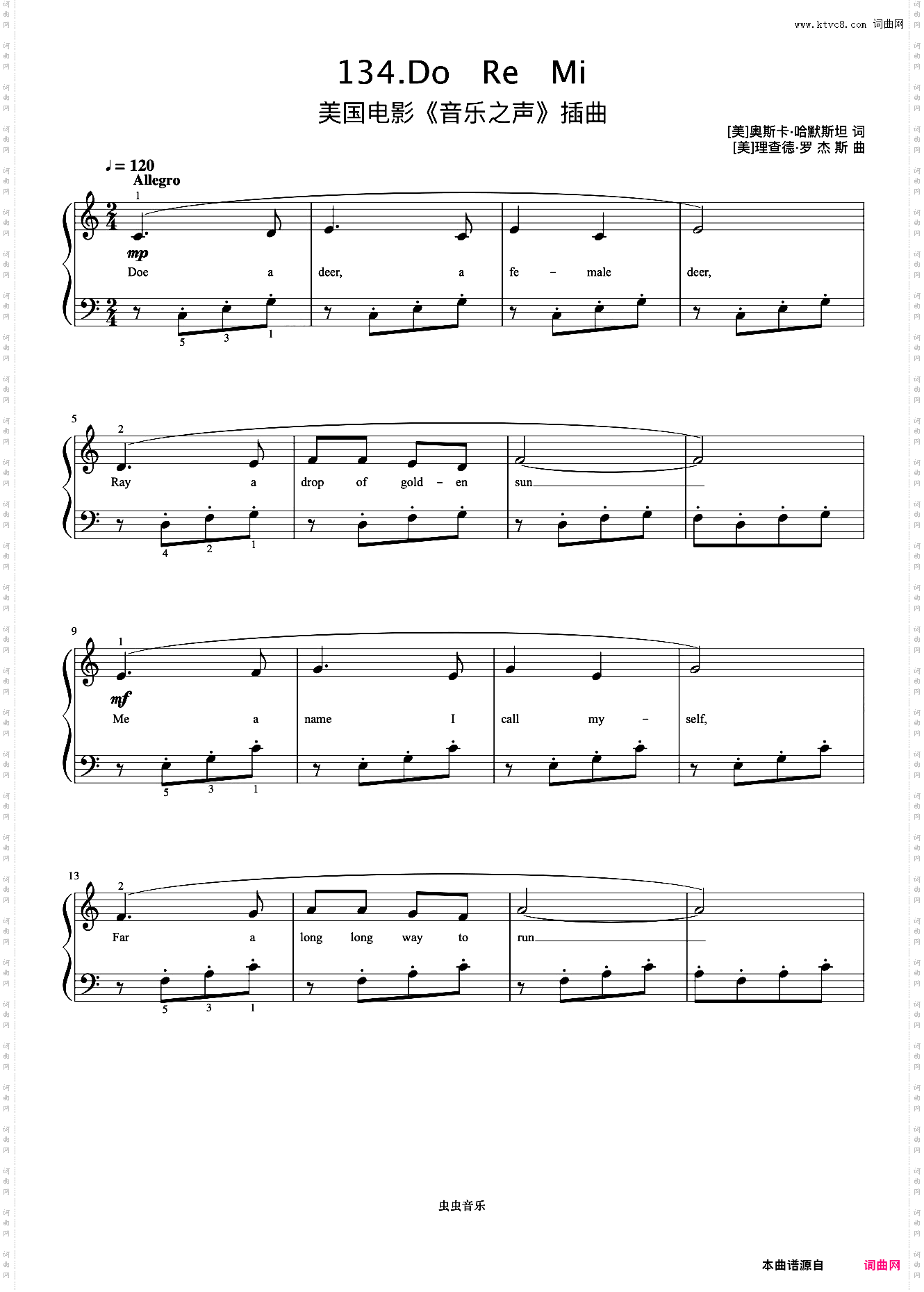 Do Re Mi《弹儿歌学钢琴》