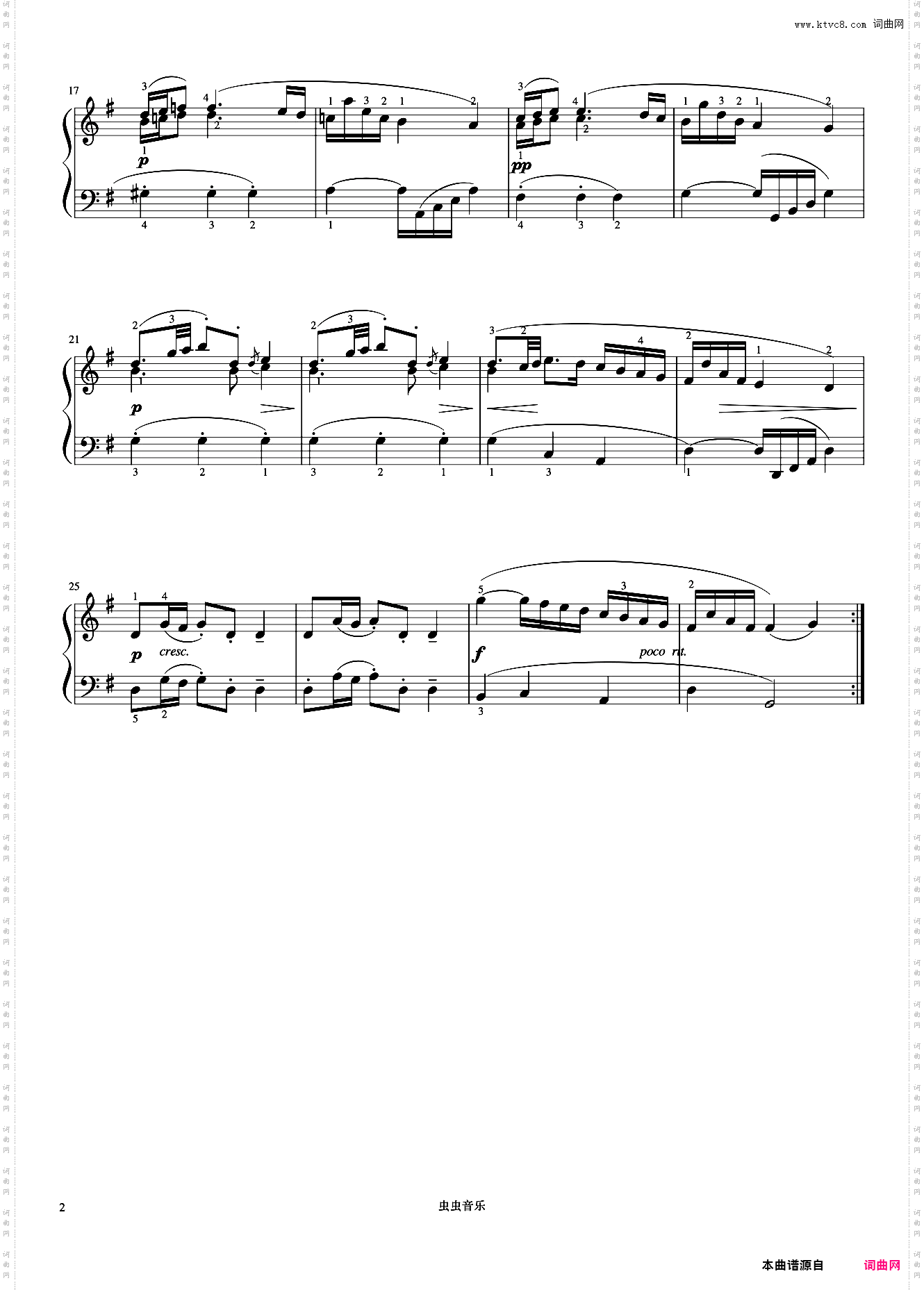 第19首 波罗涅兹舞曲《巴赫 初级钢琴曲集》