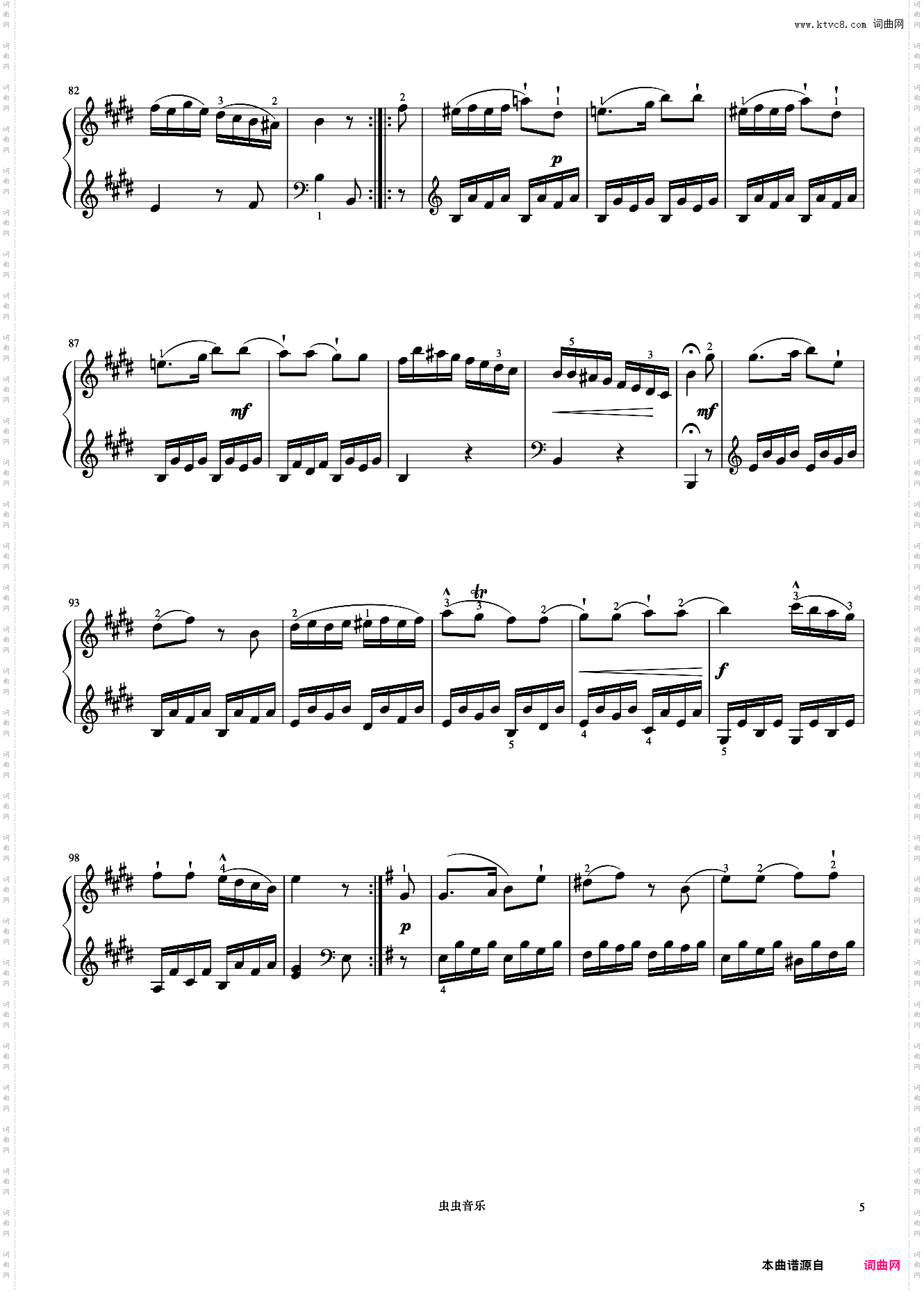 6级 奏鸣曲第三乐章《中国院钢琴考级曲目》