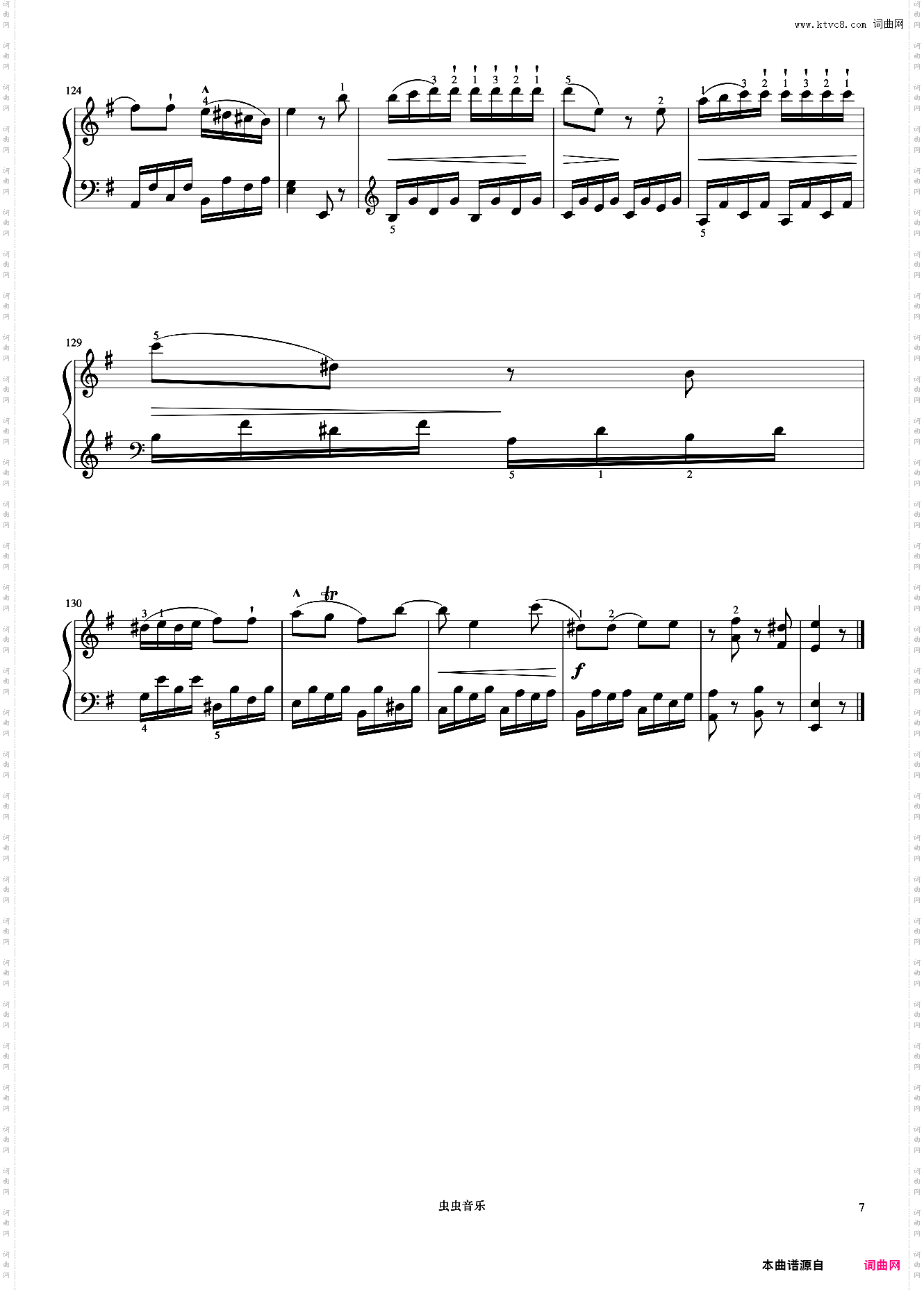 6级 奏鸣曲第三乐章《中国院钢琴考级曲目》