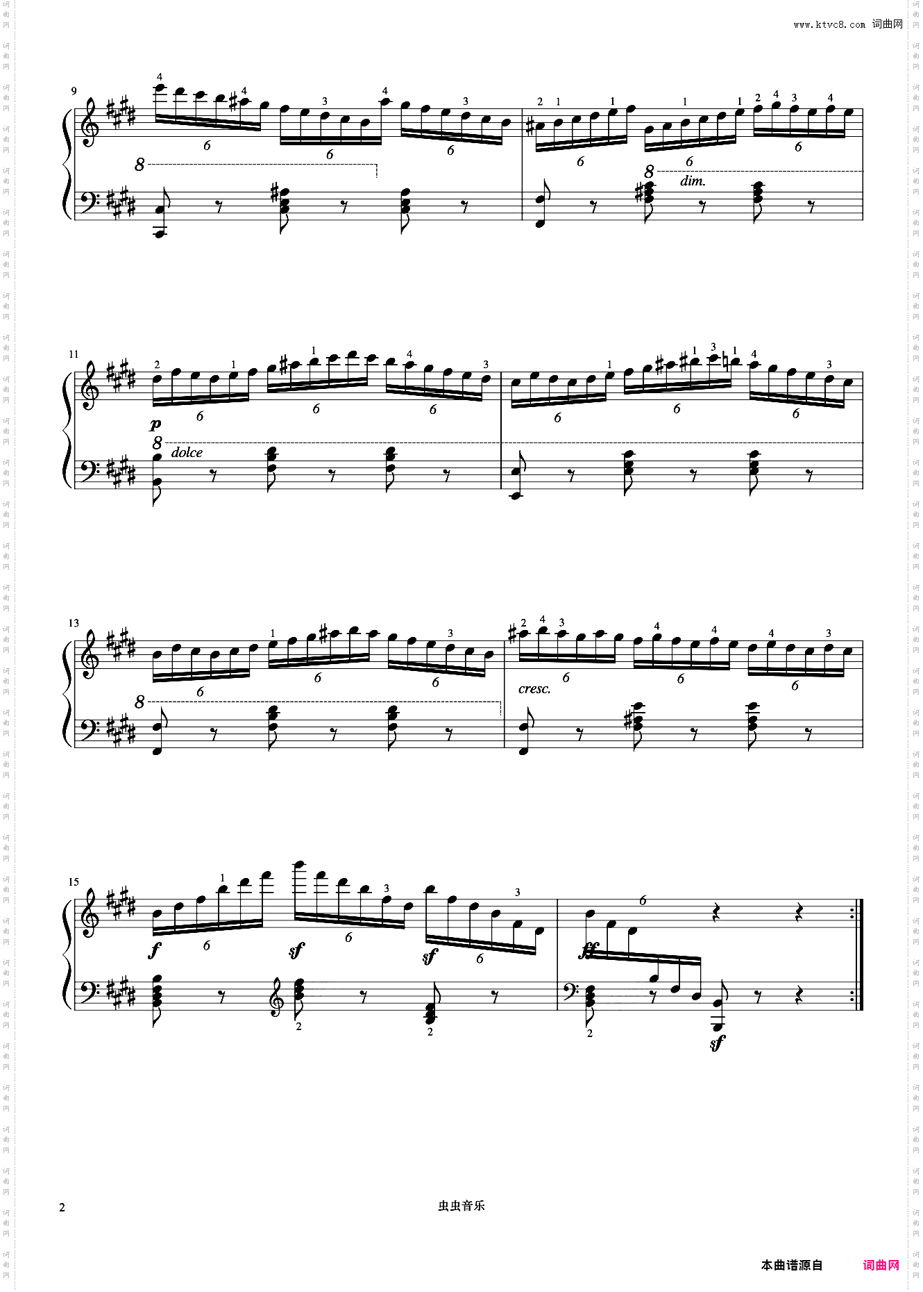 7级 练习曲Op·299 No·33《中国院钢琴考级曲目》