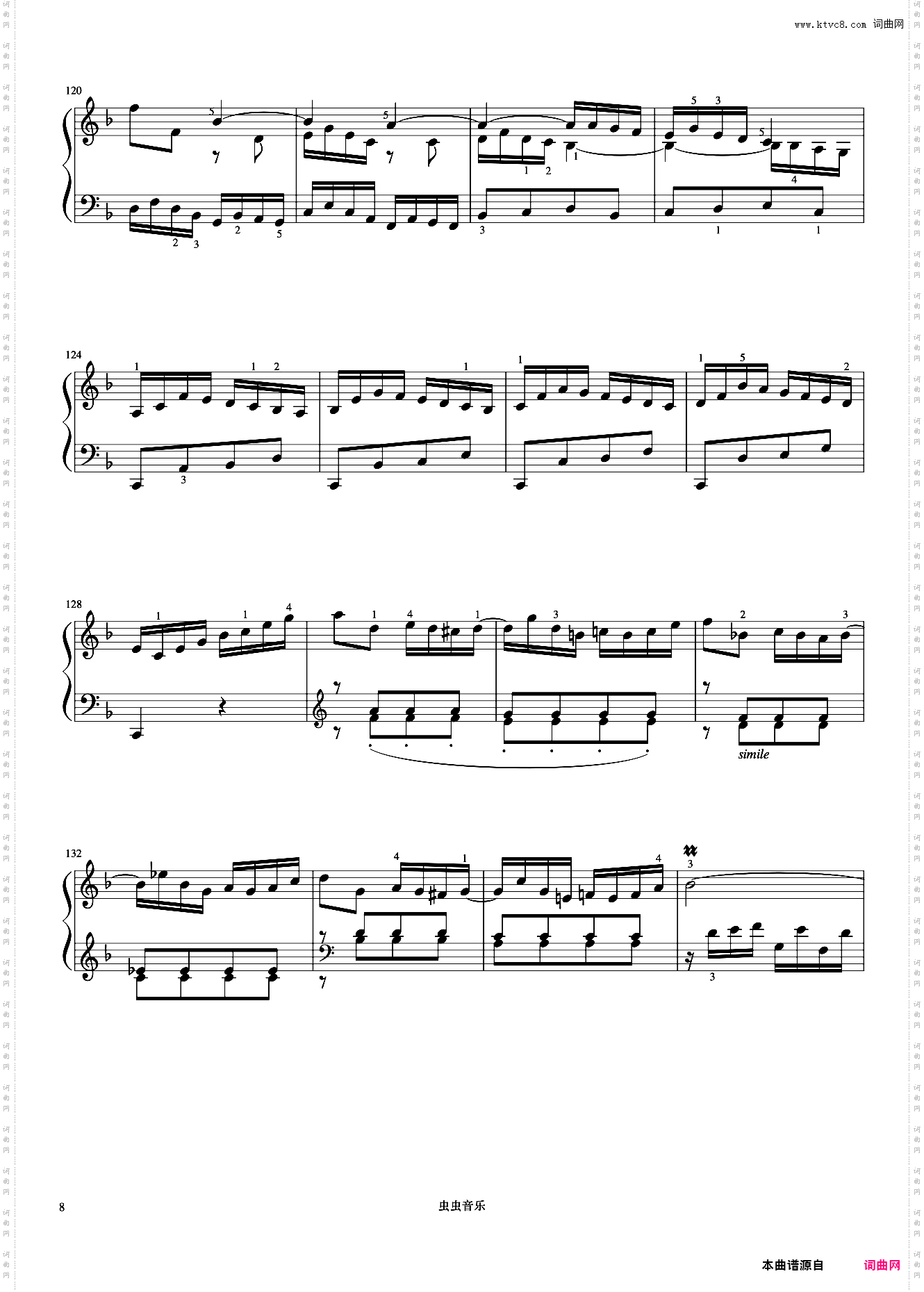 10级 意大利协奏曲《中国院钢琴考级曲目》