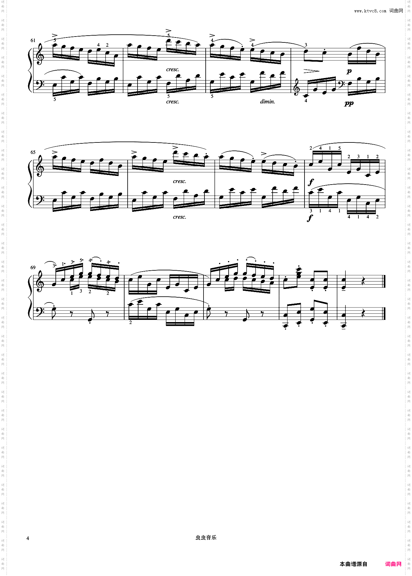 6级 C大调奏鸣曲 第三乐章《中国院钢琴考级曲目》