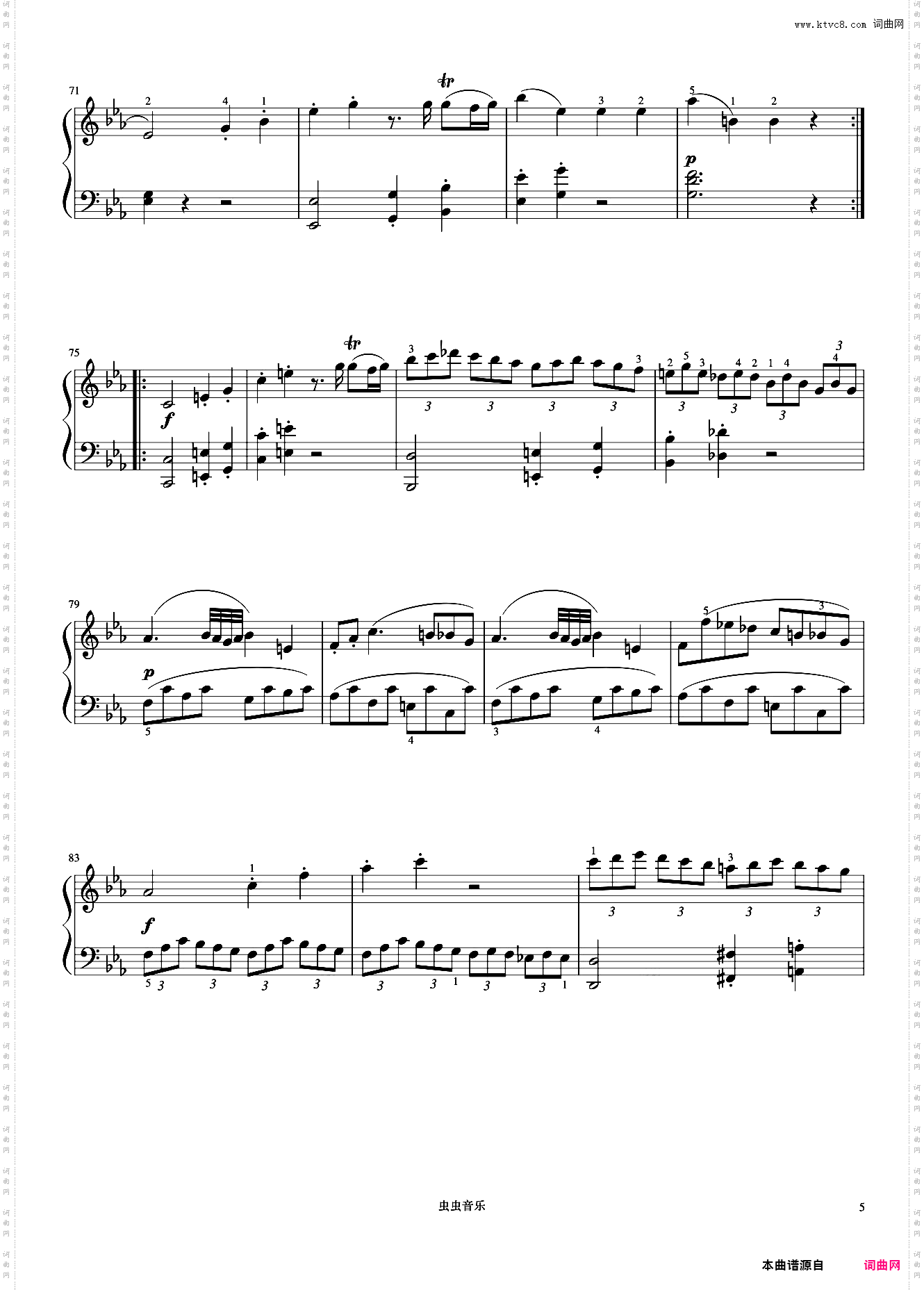 8级 奏鸣曲莫扎特《中国院钢琴考级曲目》