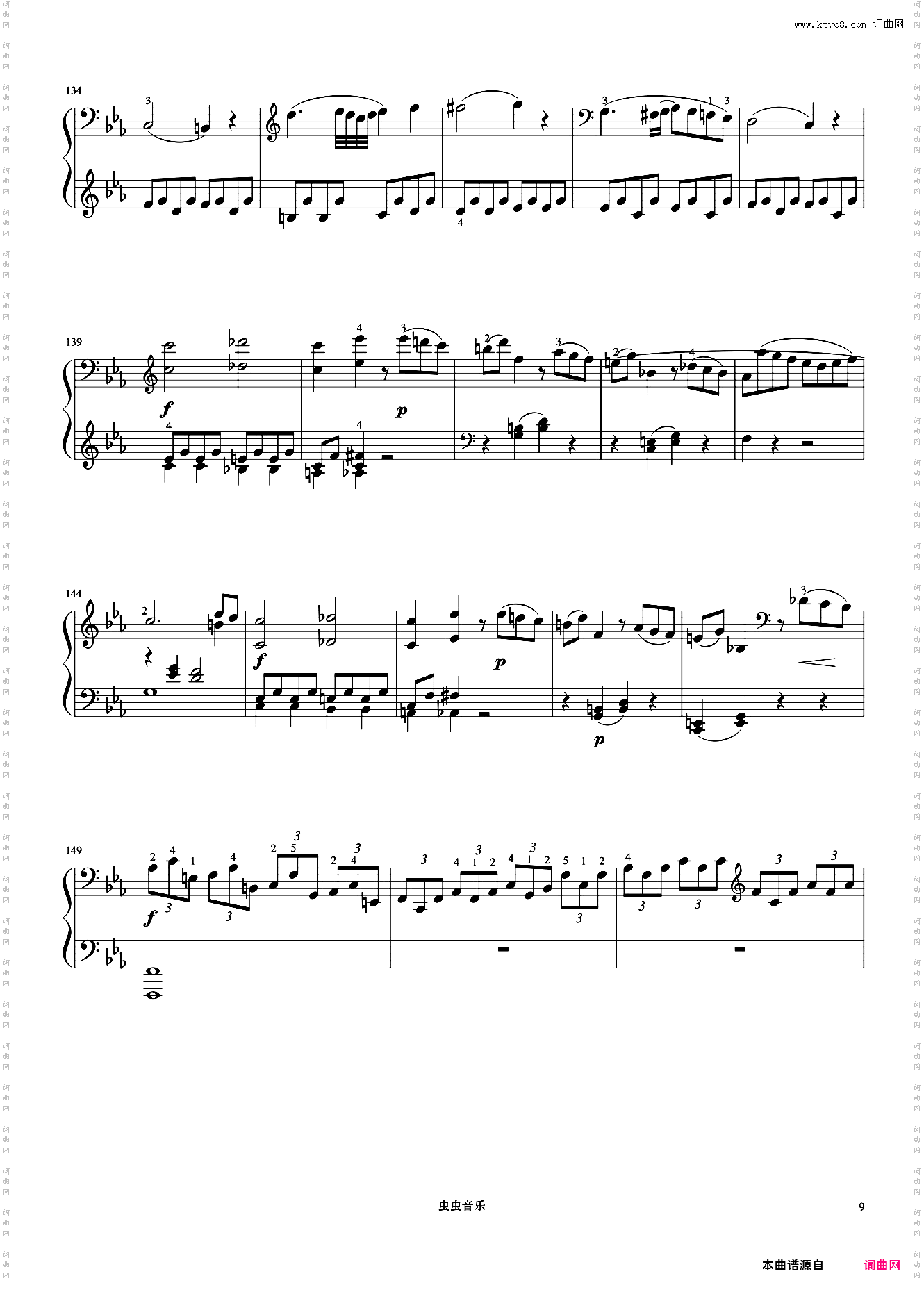 8级 奏鸣曲莫扎特《中国院钢琴考级曲目》