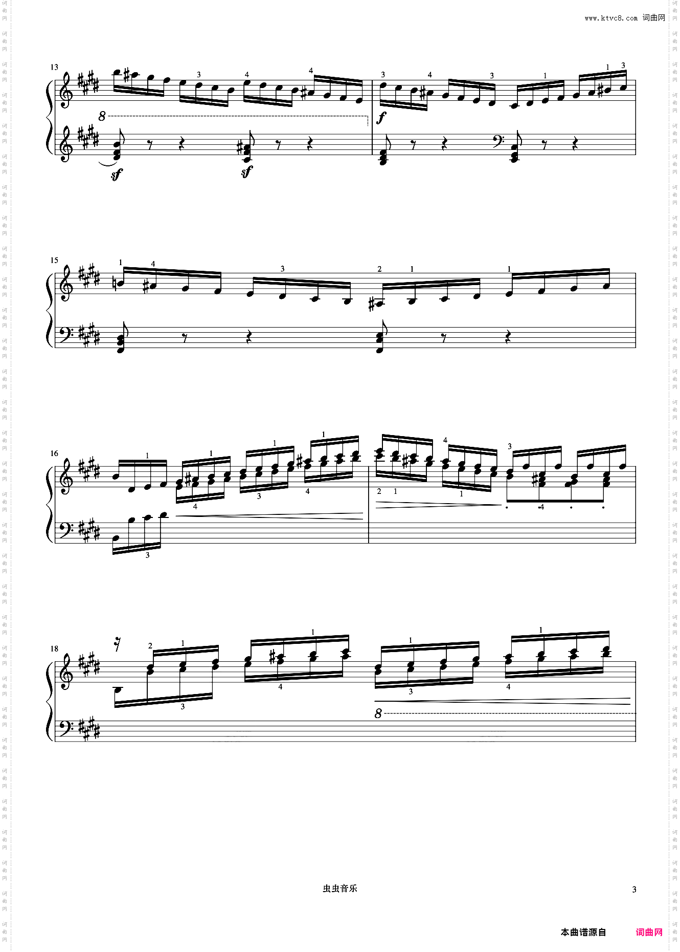 7级 练习曲Op·299 No·29《中国院钢琴考级曲目》