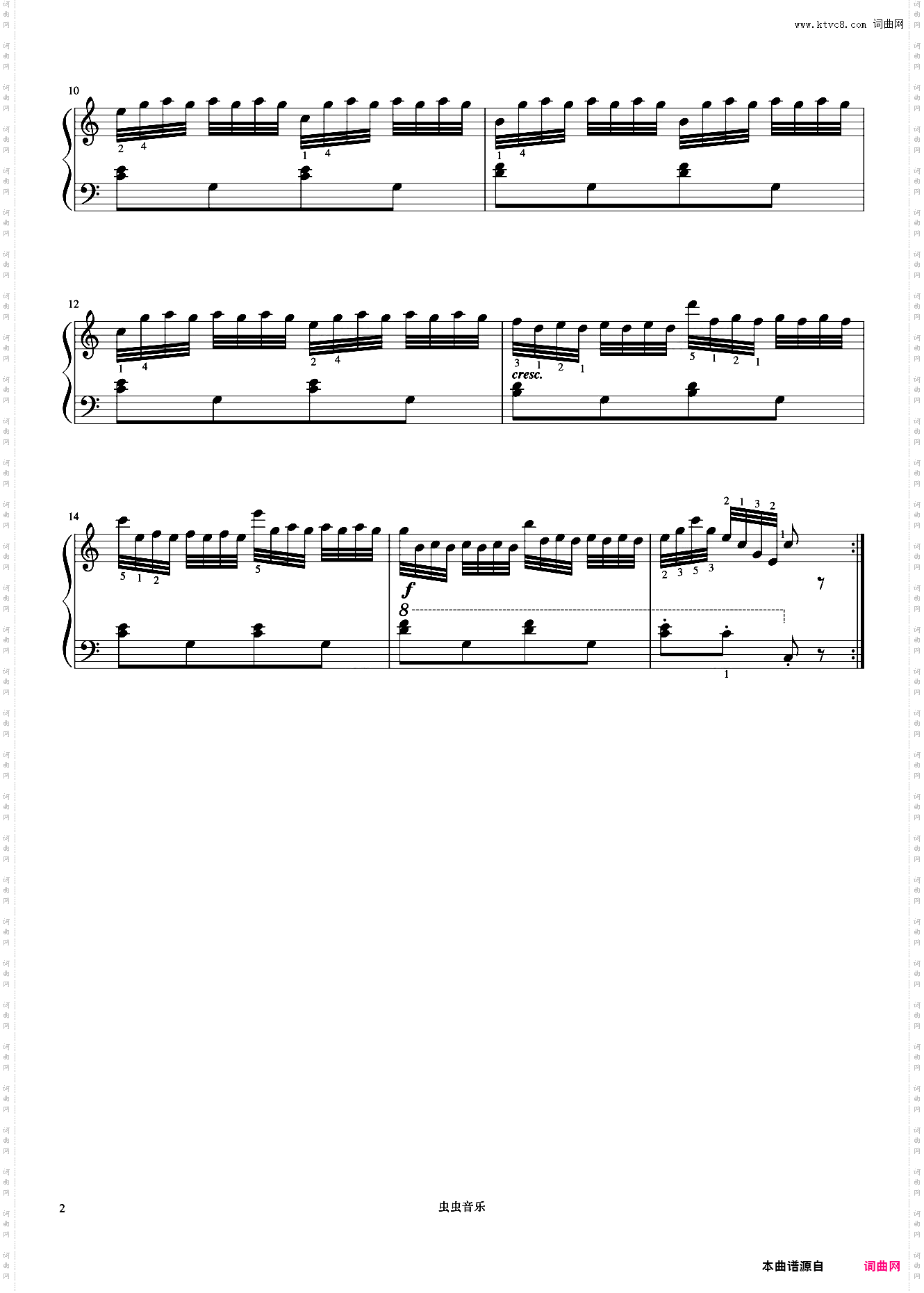 第98首《车尔尼钢琴初步教程 作品599》