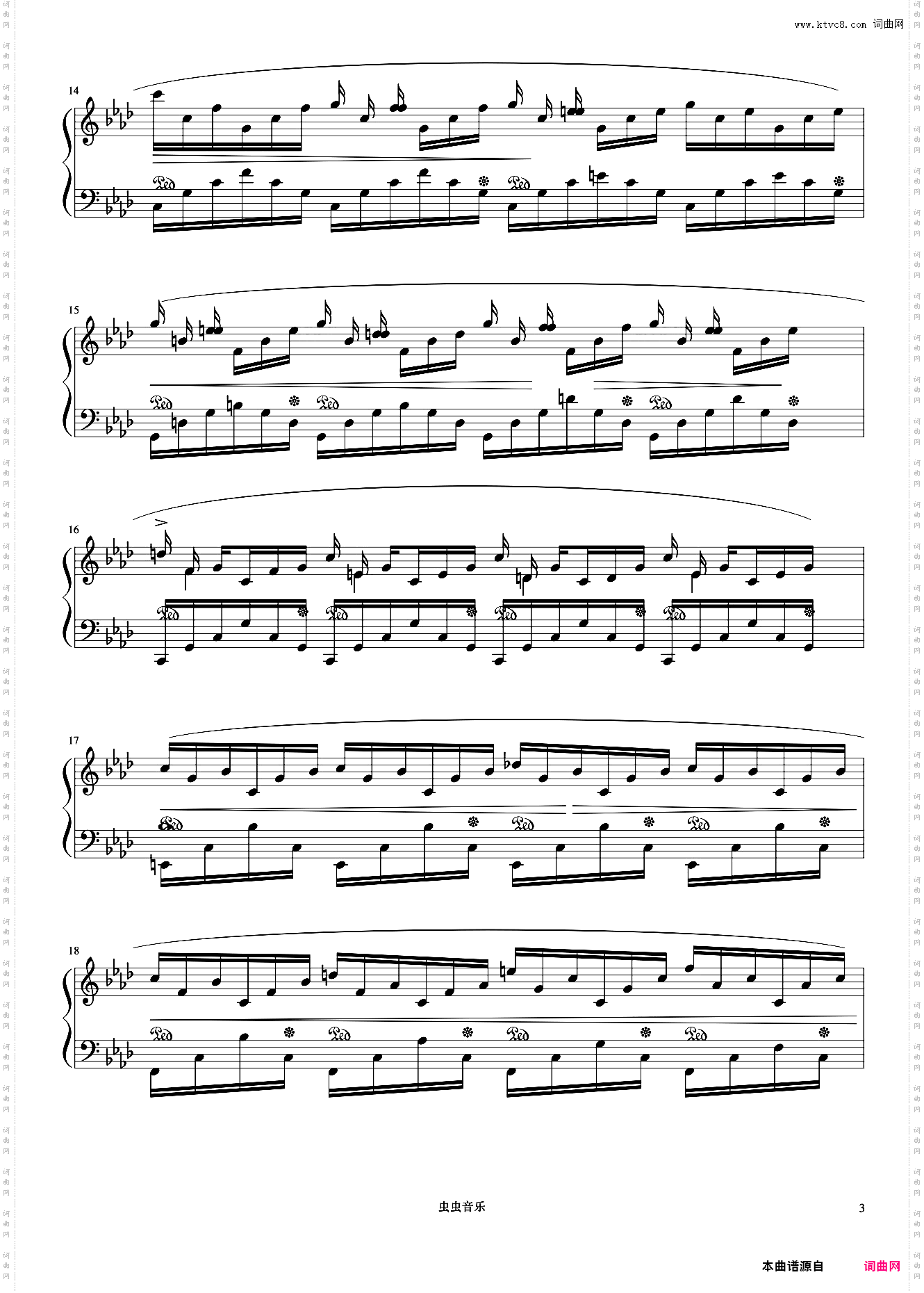 10级 练习曲Op·25 No·1《中国院钢琴考级曲目》