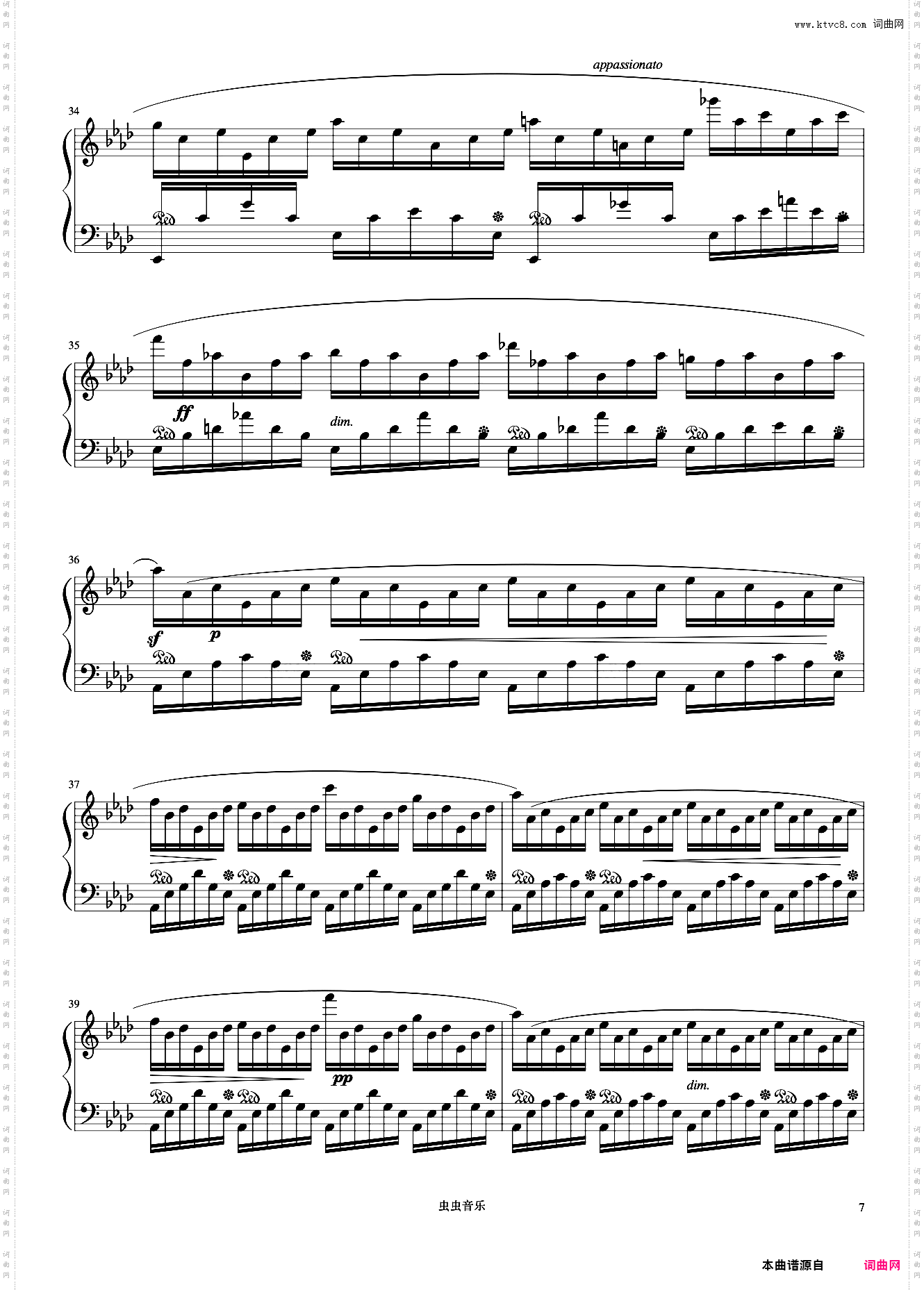 10级 练习曲Op·25 No·1《中国院钢琴考级曲目》