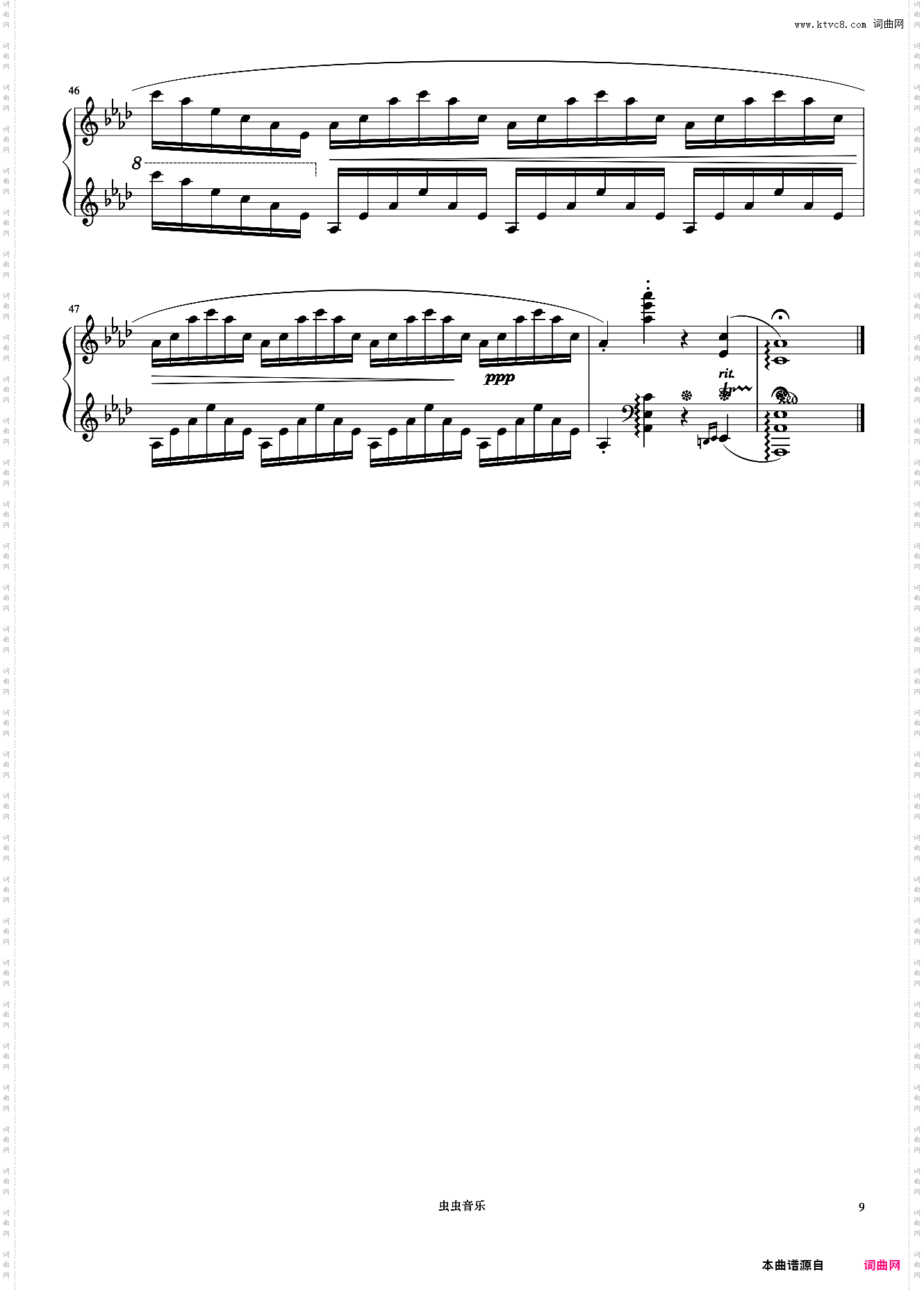 10级 练习曲Op·25 No·1《中国院钢琴考级曲目》