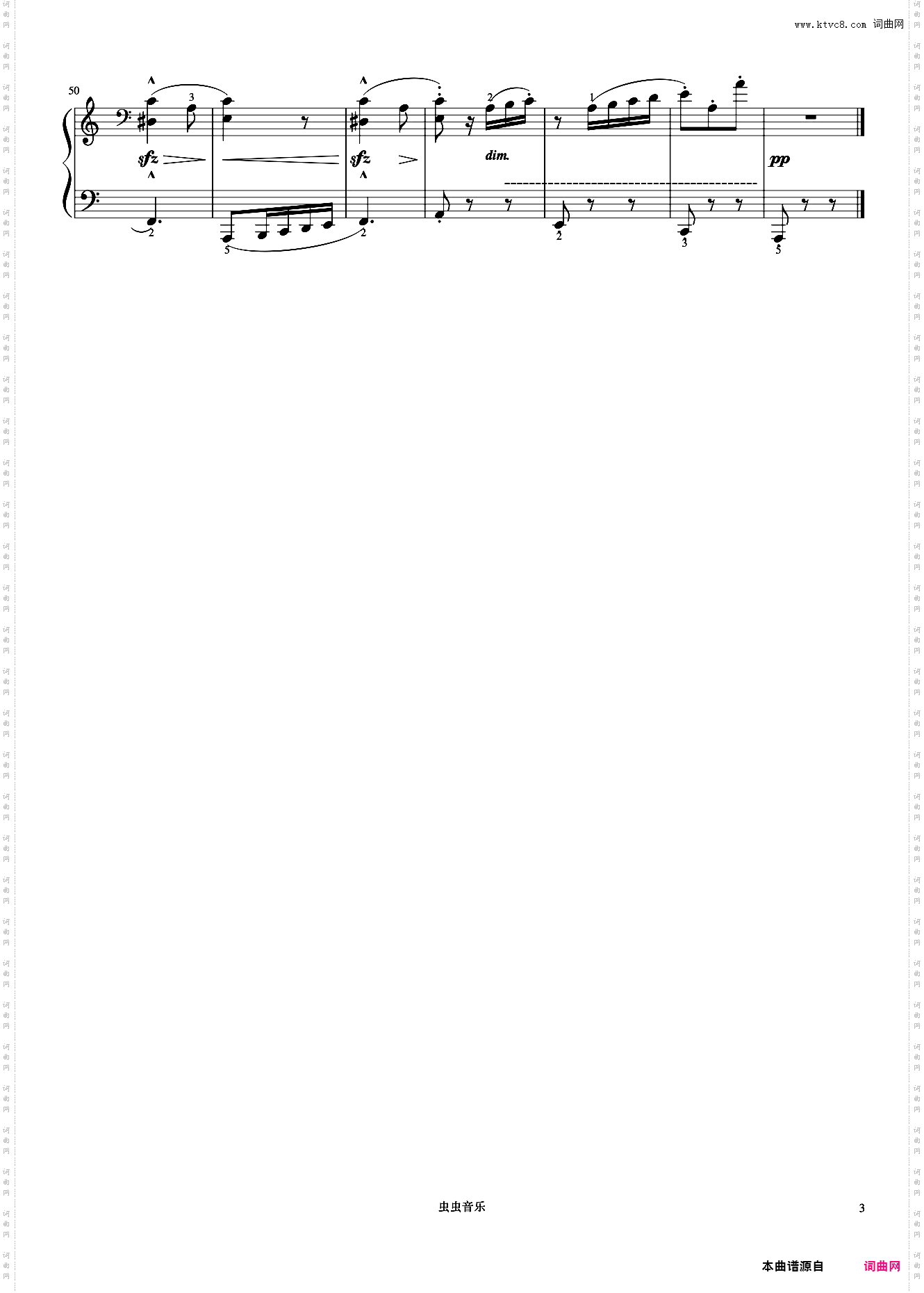 女巫之舞《约翰汤普森 现代钢琴教程3》