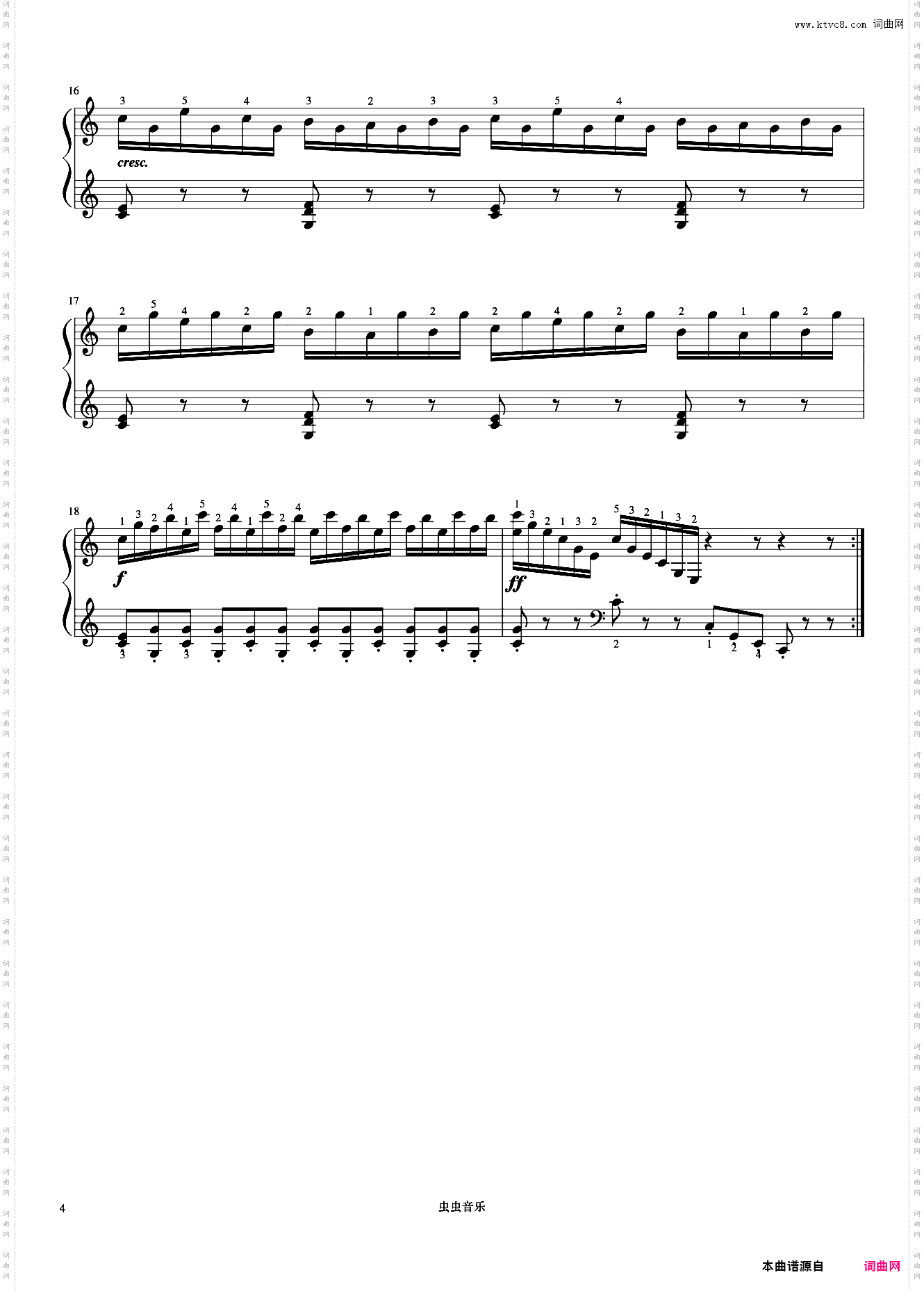 第11首《车尔尼快速练习曲 作品299》