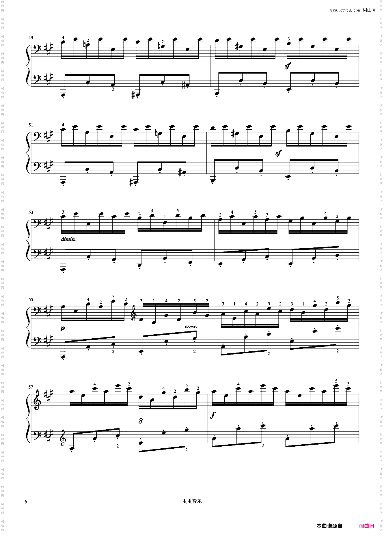 第23首《车尔尼快速练习曲 作品299》