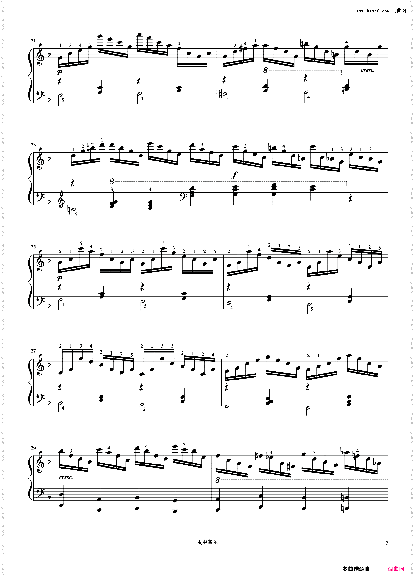 第19首《车尔尼快速练习曲 作品299》