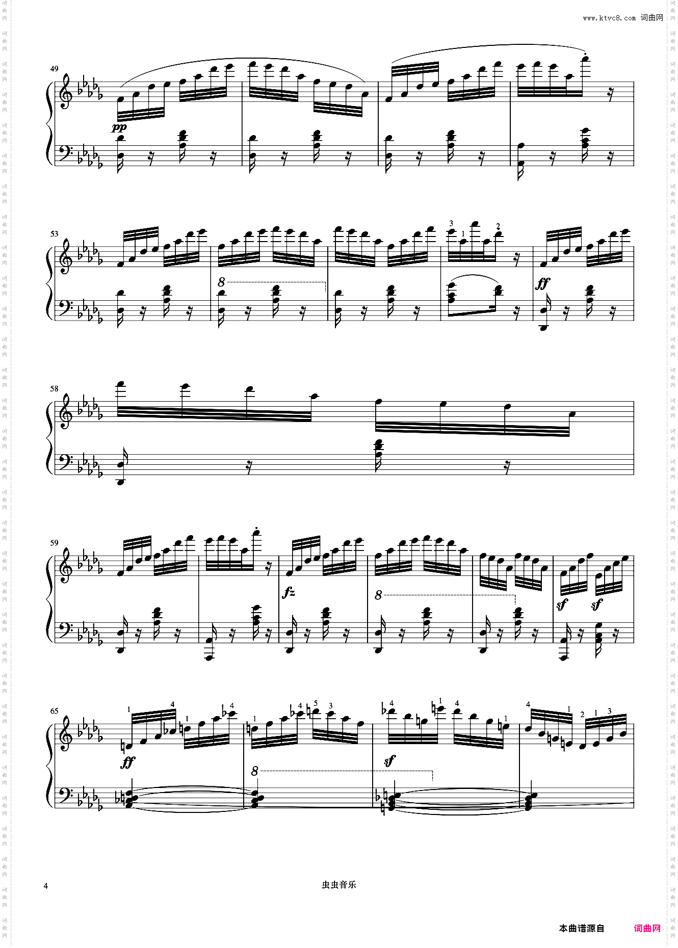 第39首《车尔尼快速练习曲 作品299》