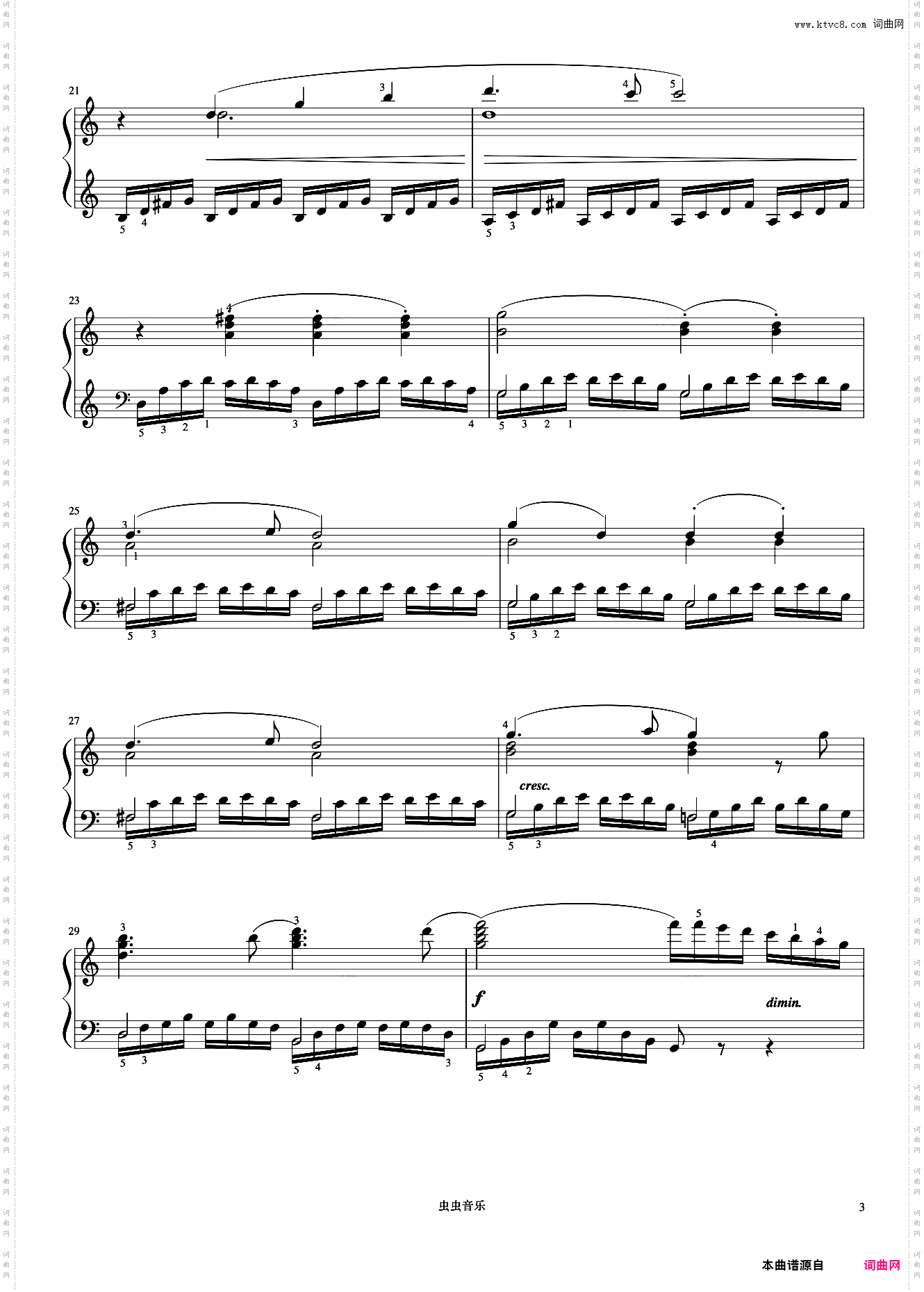 第7首《车尔尼快速练习曲 作品299》