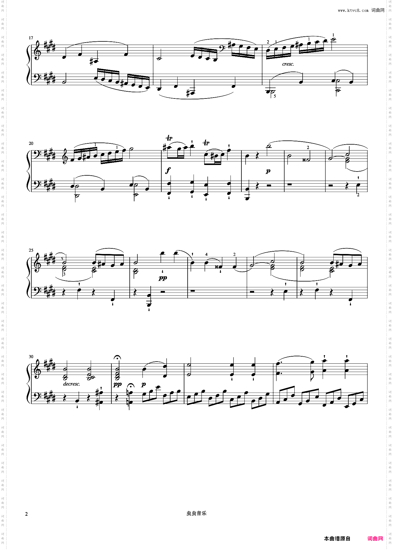 8级 回旋曲《英皇钢琴考级曲目2017-2018》