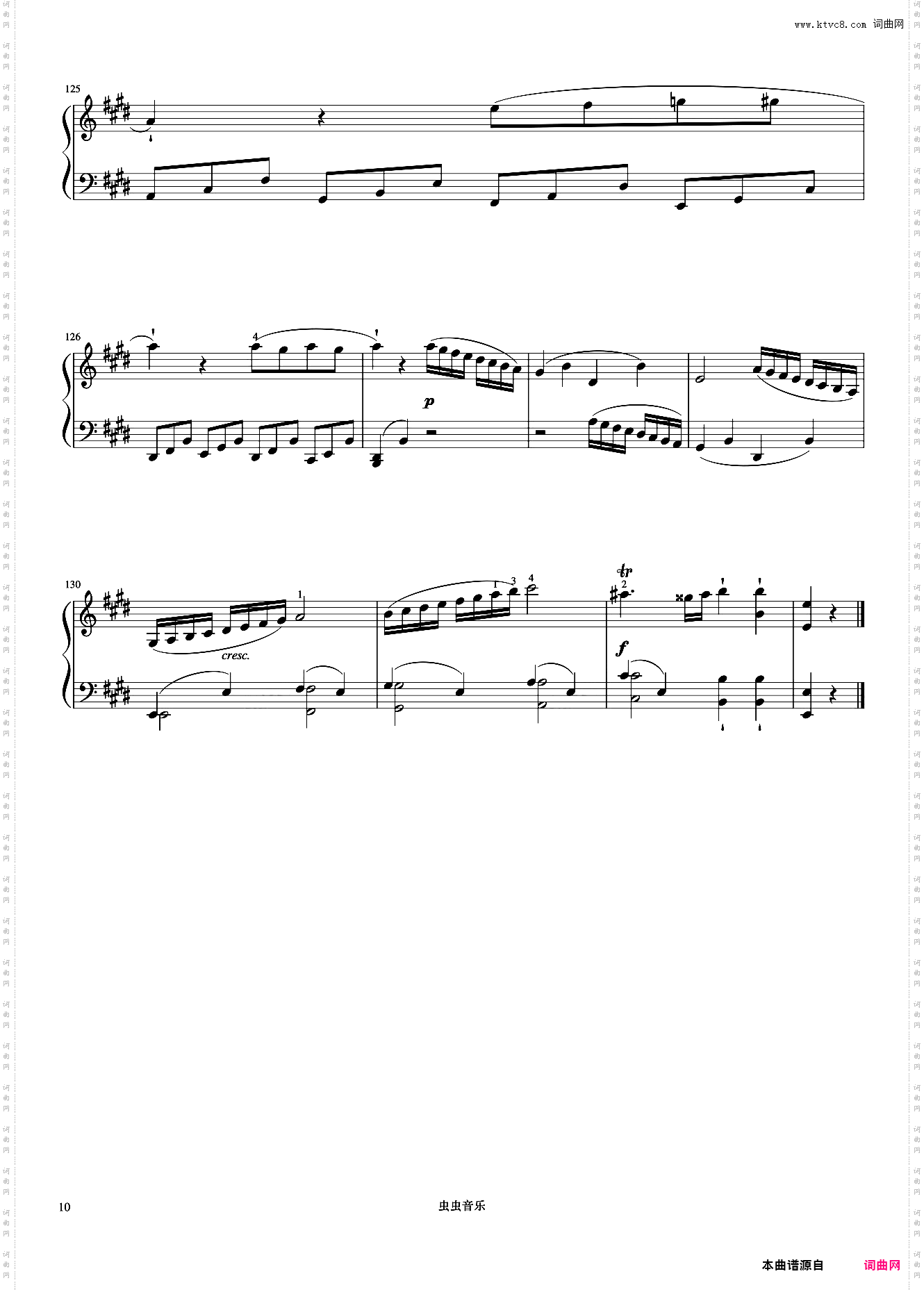 8级 回旋曲《英皇钢琴考级曲目2017-2018》