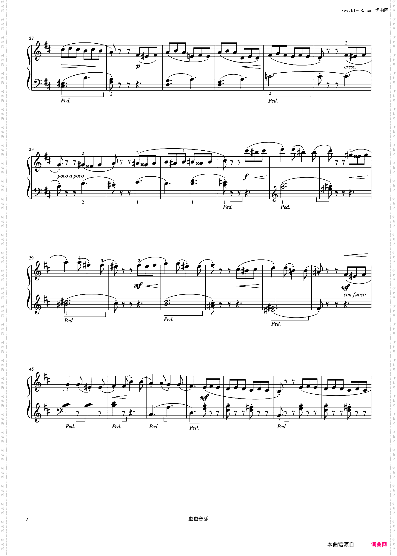 5级 塔兰泰拉舞曲《英皇钢琴考级曲目2017-2018》