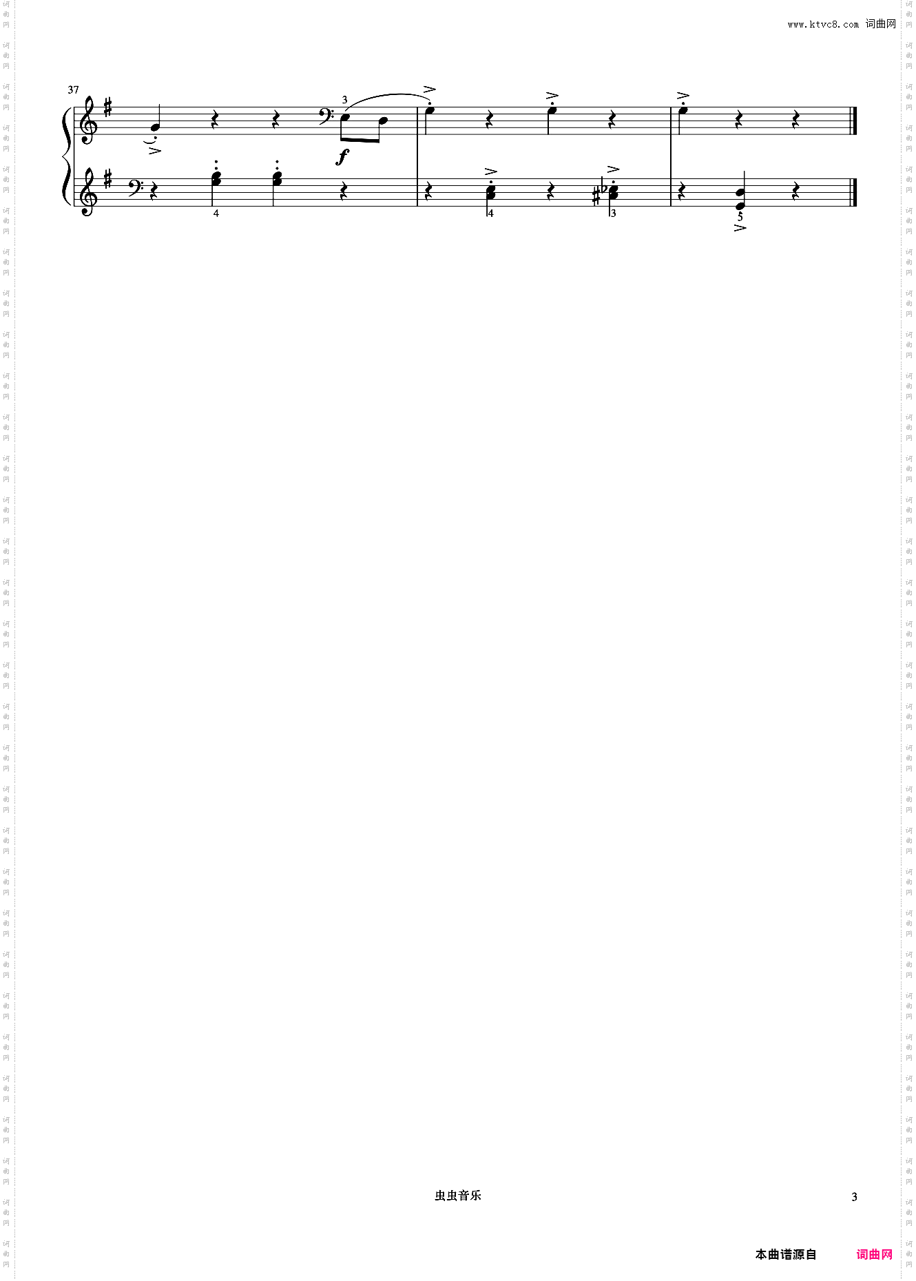 飞蛾《约翰汤普森 现代钢琴教程2》