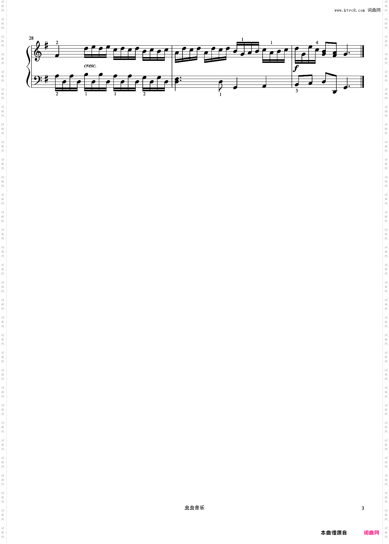 5级 前奏曲《音协钢琴考级曲目 1-5级》