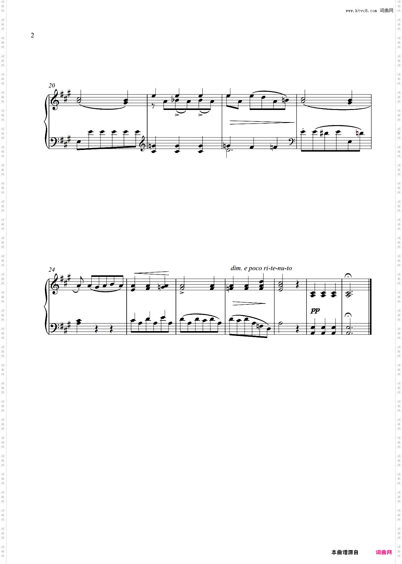 【初学者】第19首 **颂-布格缪勒25首钢琴进阶练习曲 Op· 100