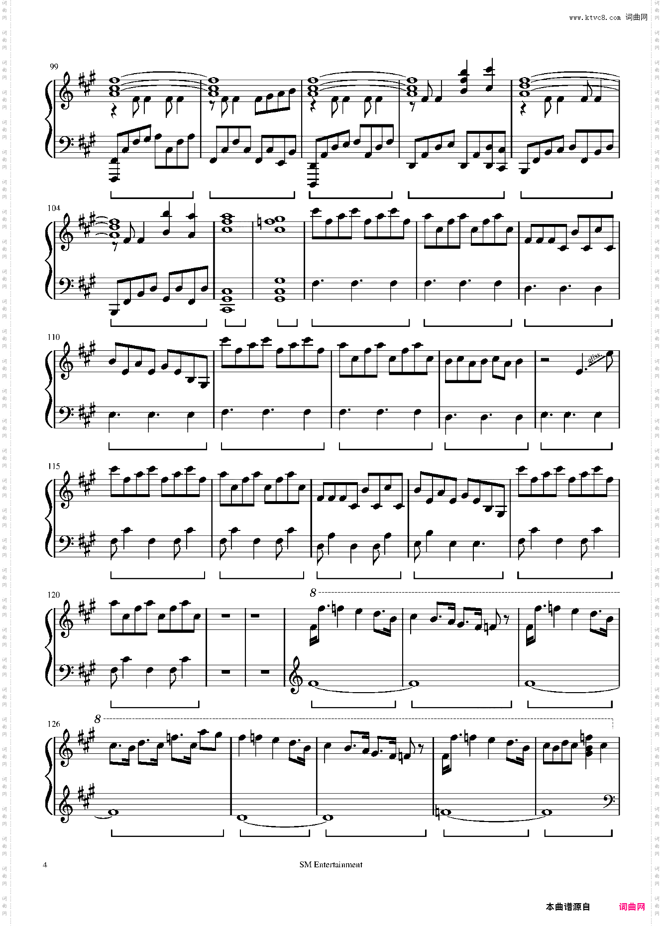 【改编】NCT 127 - Cherry Bomb 钢琴谱