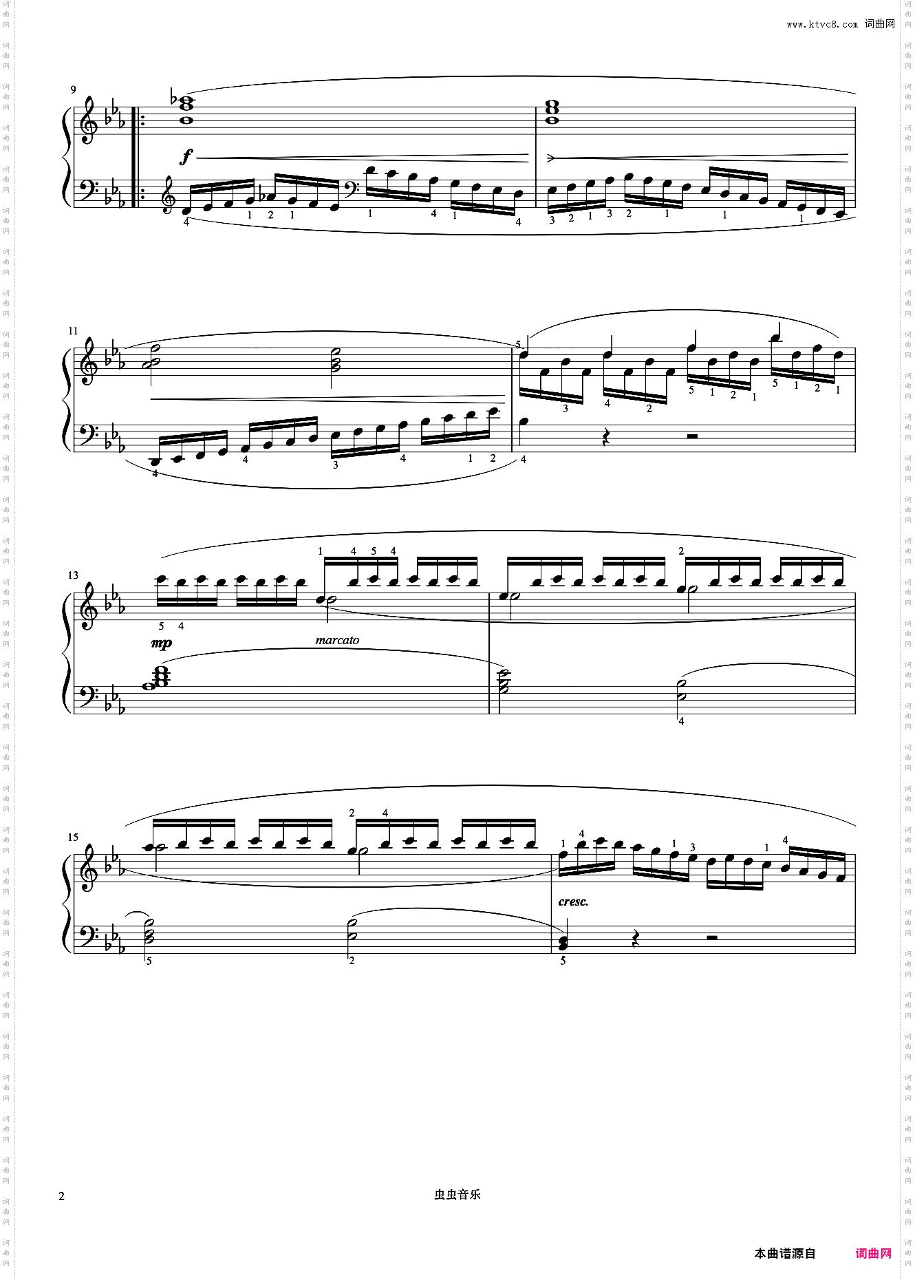 第18首《车尔尼钢琴流畅练习曲 作品849》