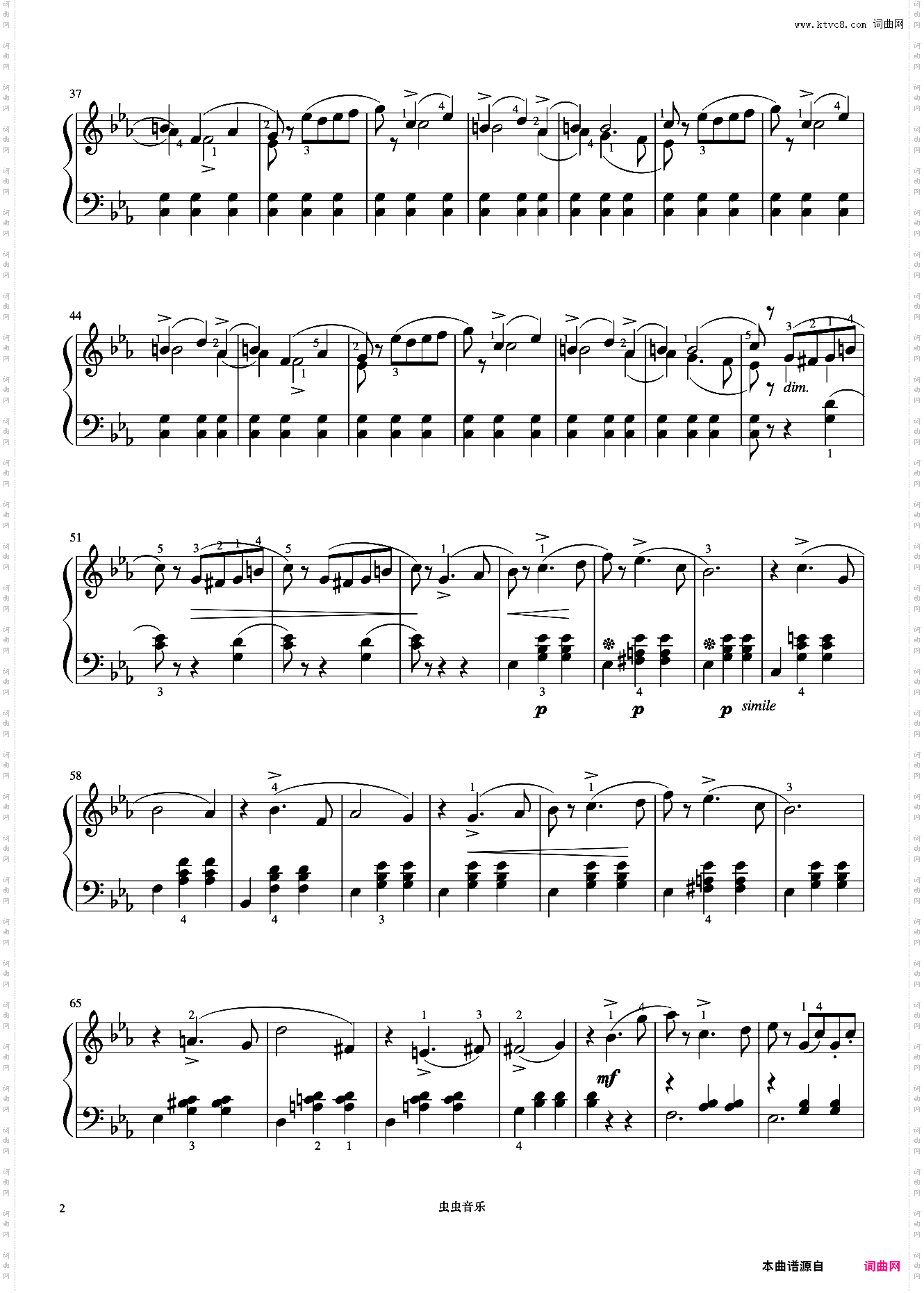 柴科夫斯基 圆舞曲《世界钢琴名曲集》