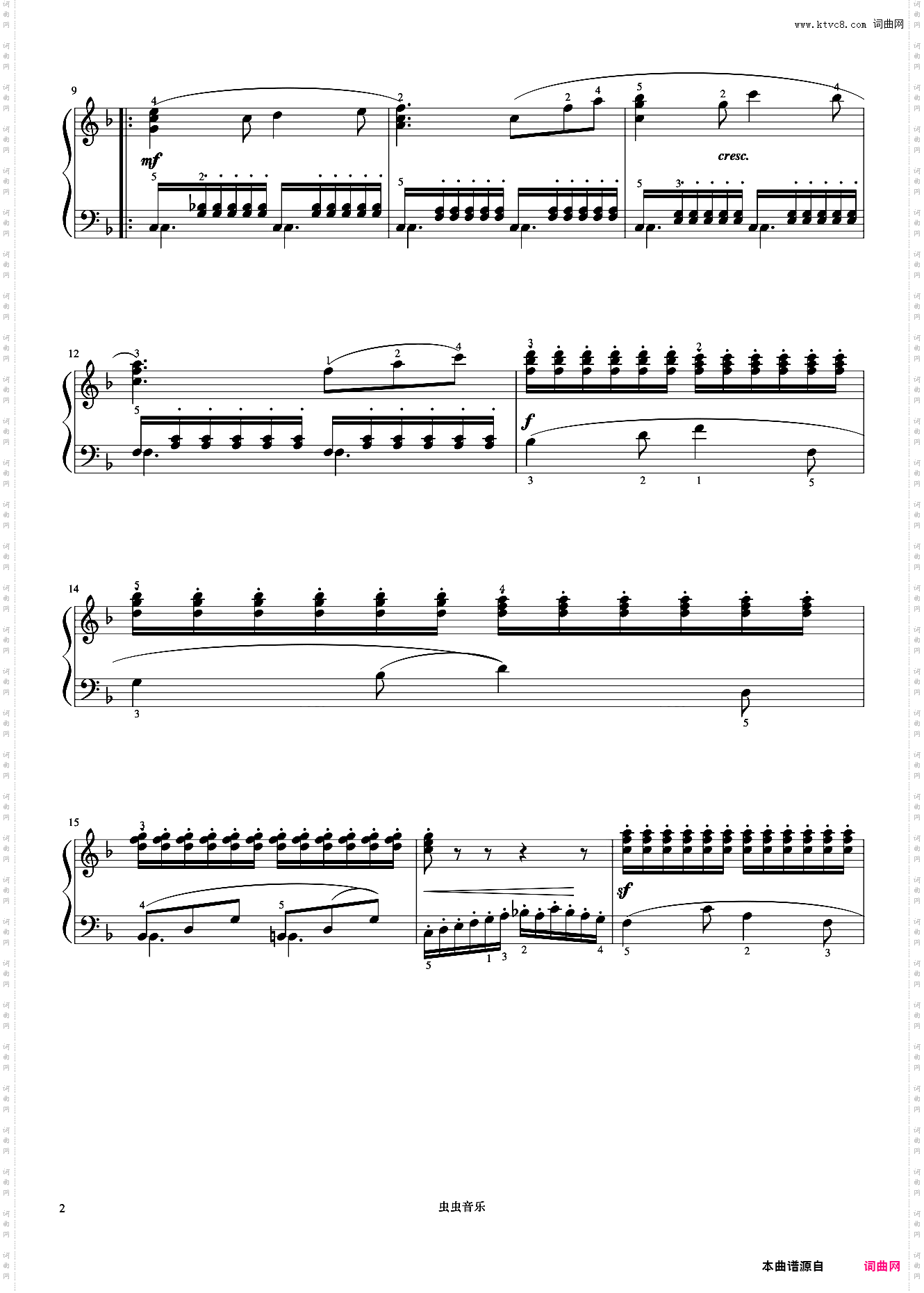 第28首《车尔尼钢琴流畅练习曲 作品849》