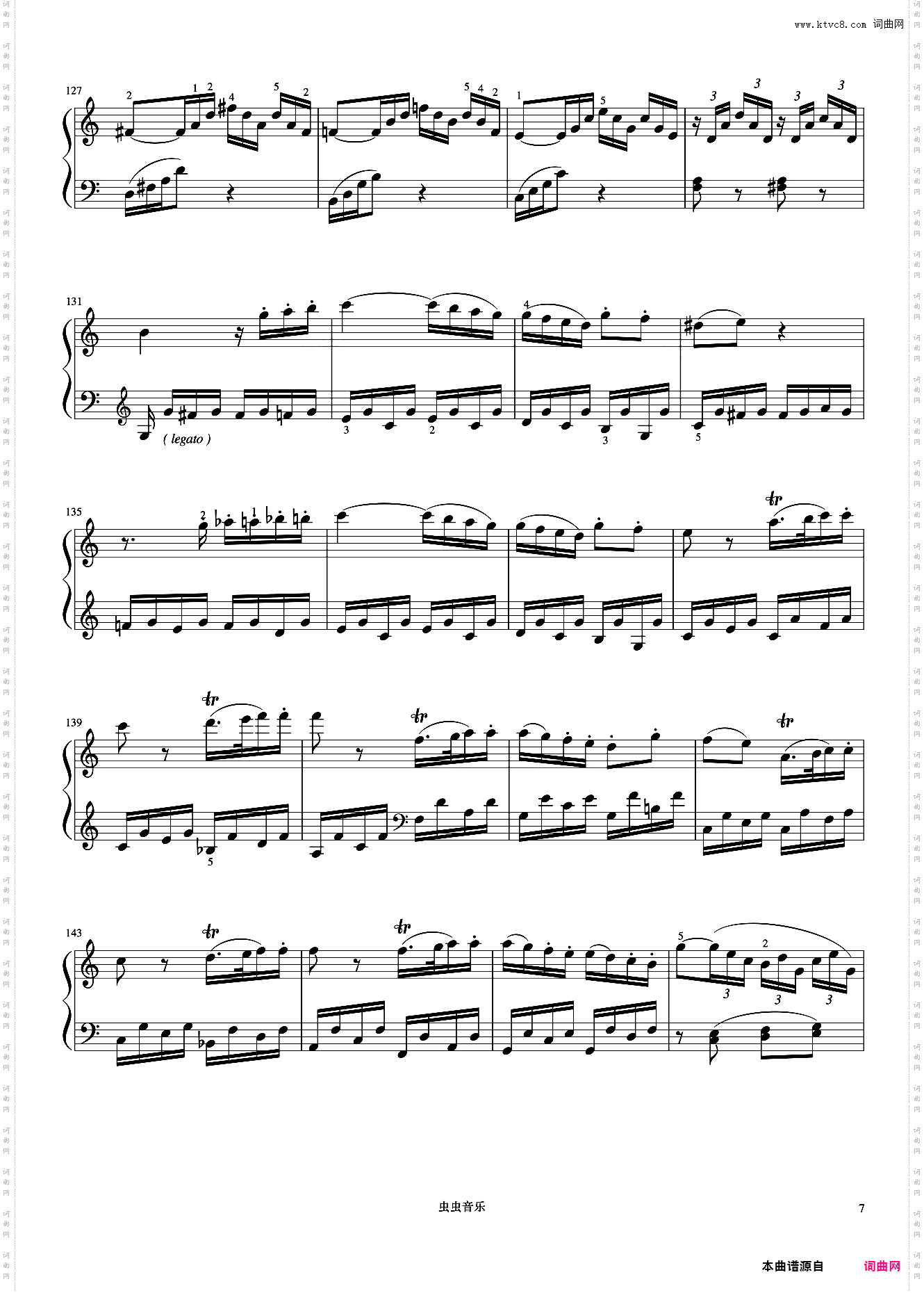8级 C大调奏鸣曲第三乐章《音协钢琴考级曲目 6-8级》
